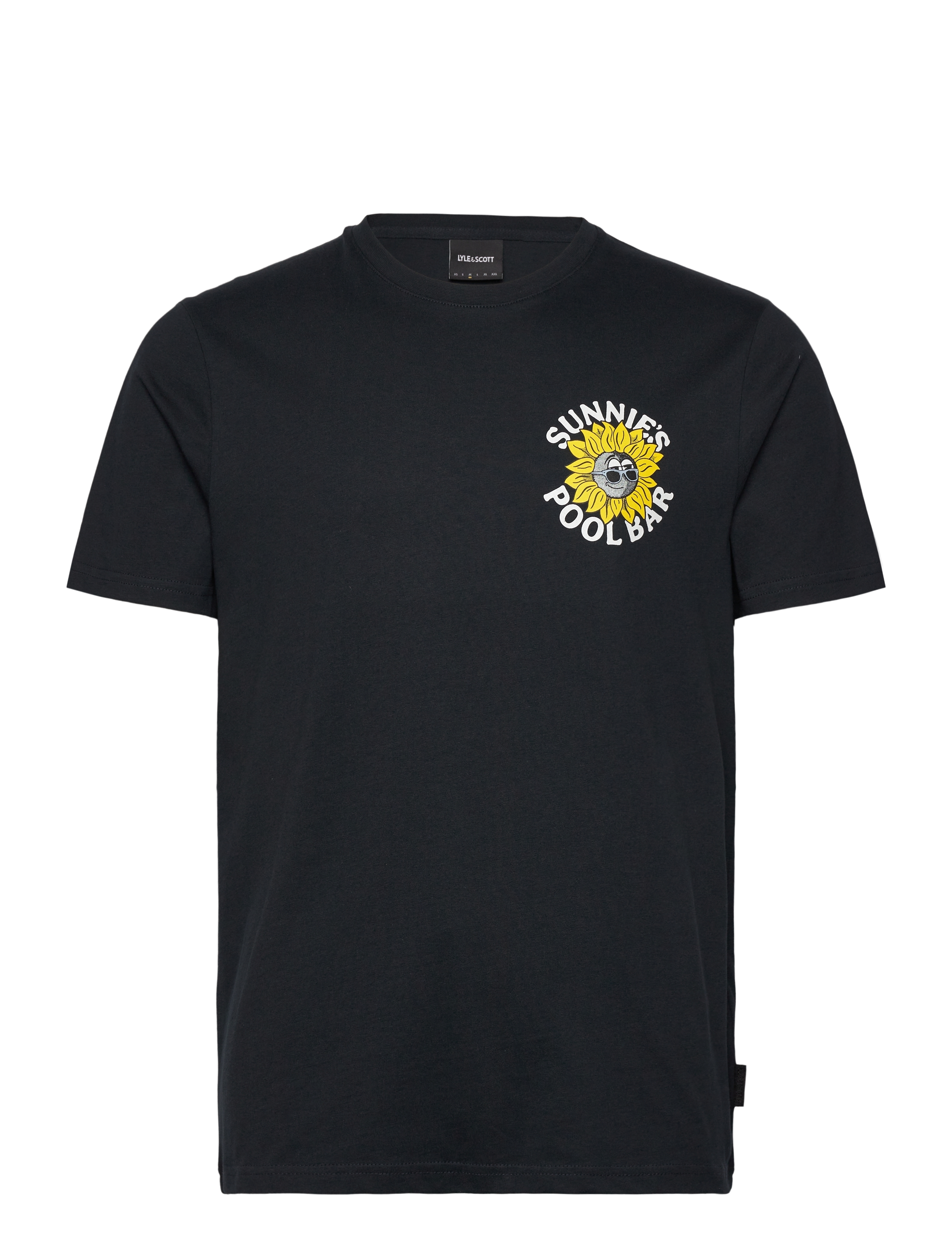 Lyle & Scott Sunnies Pool Bar Graphic T-shirt - T-shirts - Z271 DARK NAVY / black