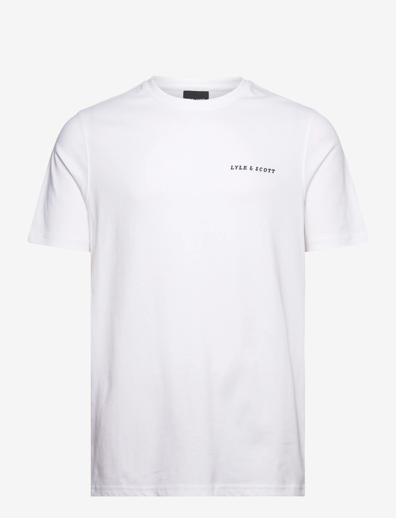 Lyle & Scott - Script T-Shirt - efterårstøj - 626 white - 0