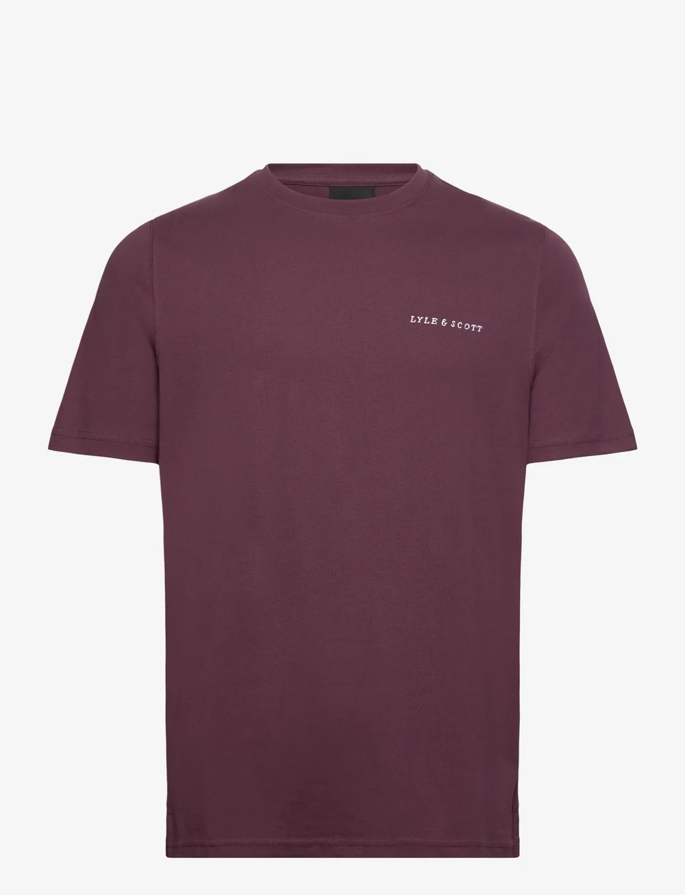Lyle & Scott - Script T-Shirt - kurzärmelig - x868 dusky maroon - 1