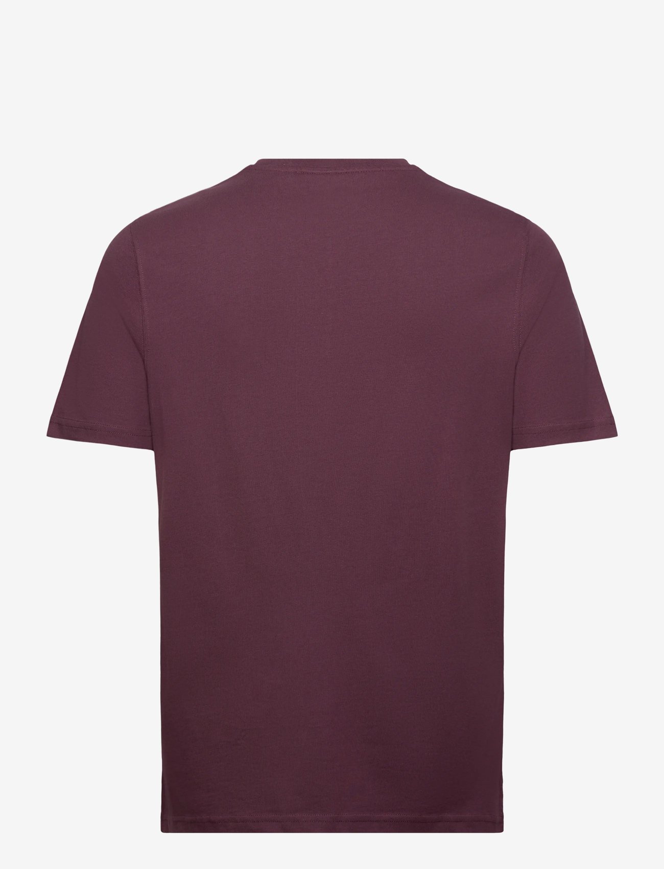 Lyle & Scott - Script T-Shirt - efterårstøj - x868 dusky maroon - 1