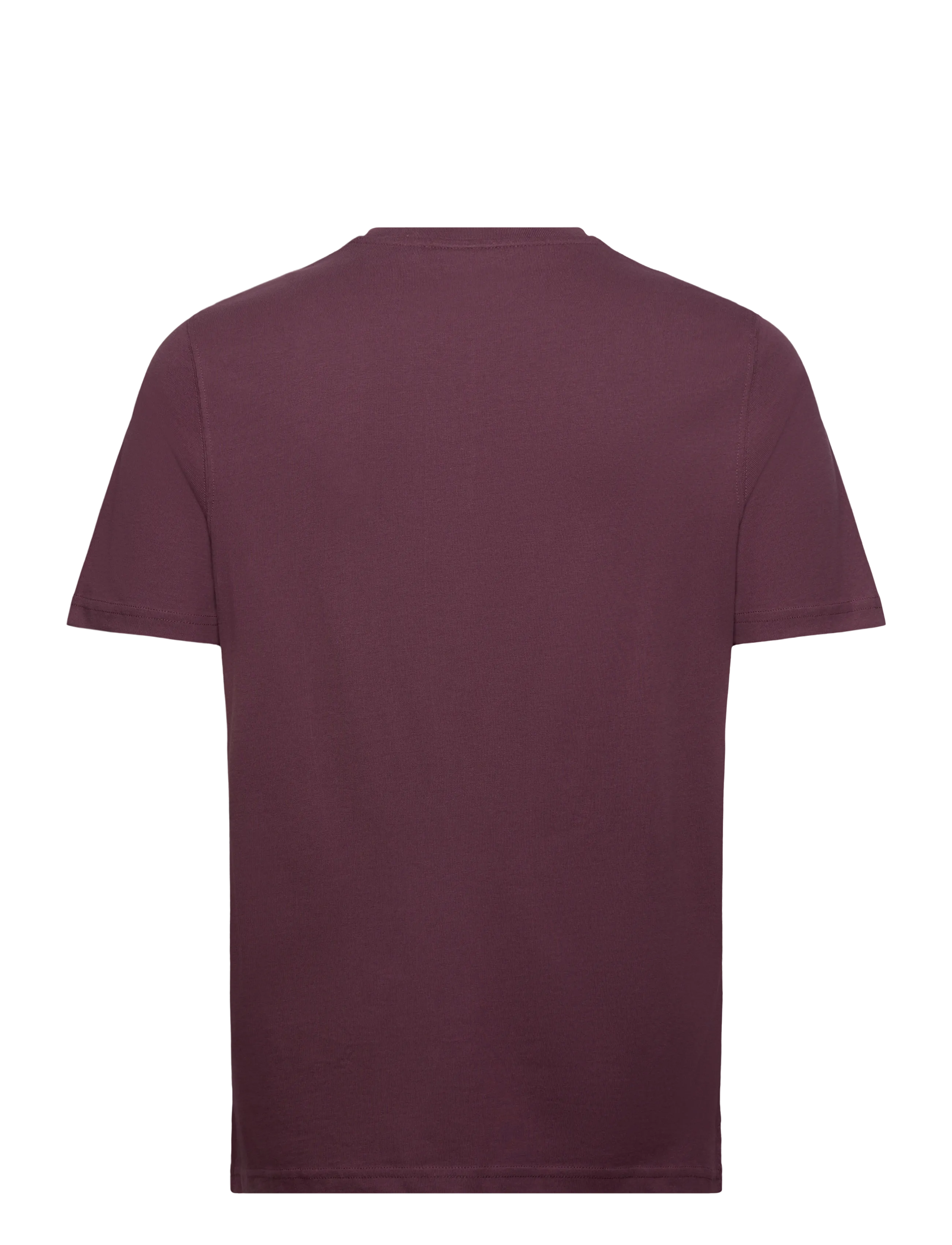 Lyle & Scott - Script T-Shirt - short-sleeved t-shirts - x868 dusky maroon - 2