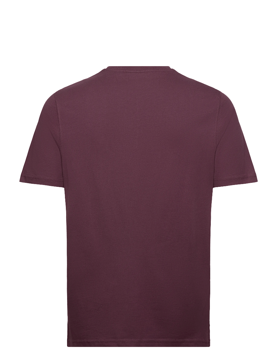 Lyle & Scott - Script T-Shirt - kurzärmelige t-shirts - x868 dusky maroon - 2