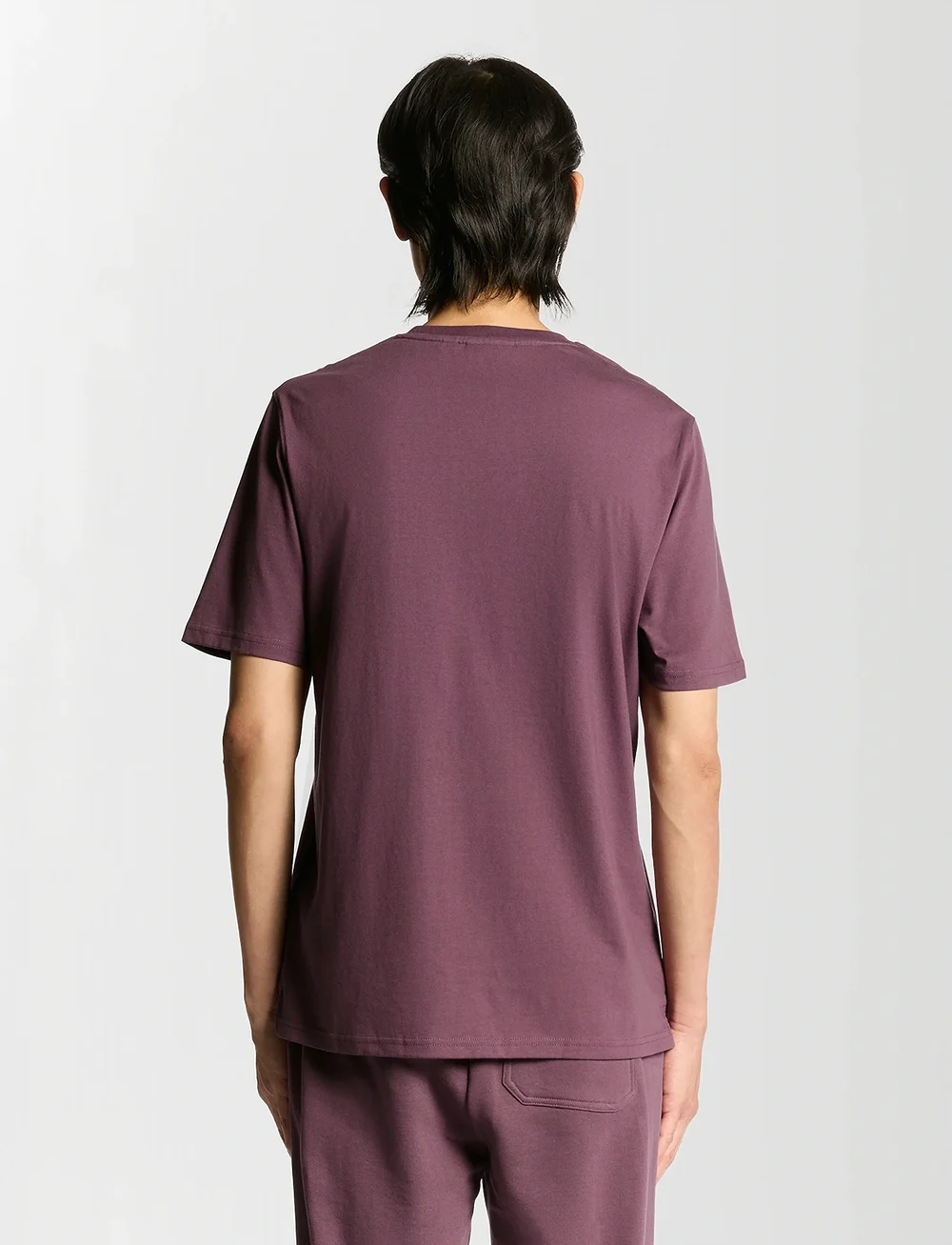 Lyle & Scott - Script T-Shirt - kurzärmelig - x868 dusky maroon - 3