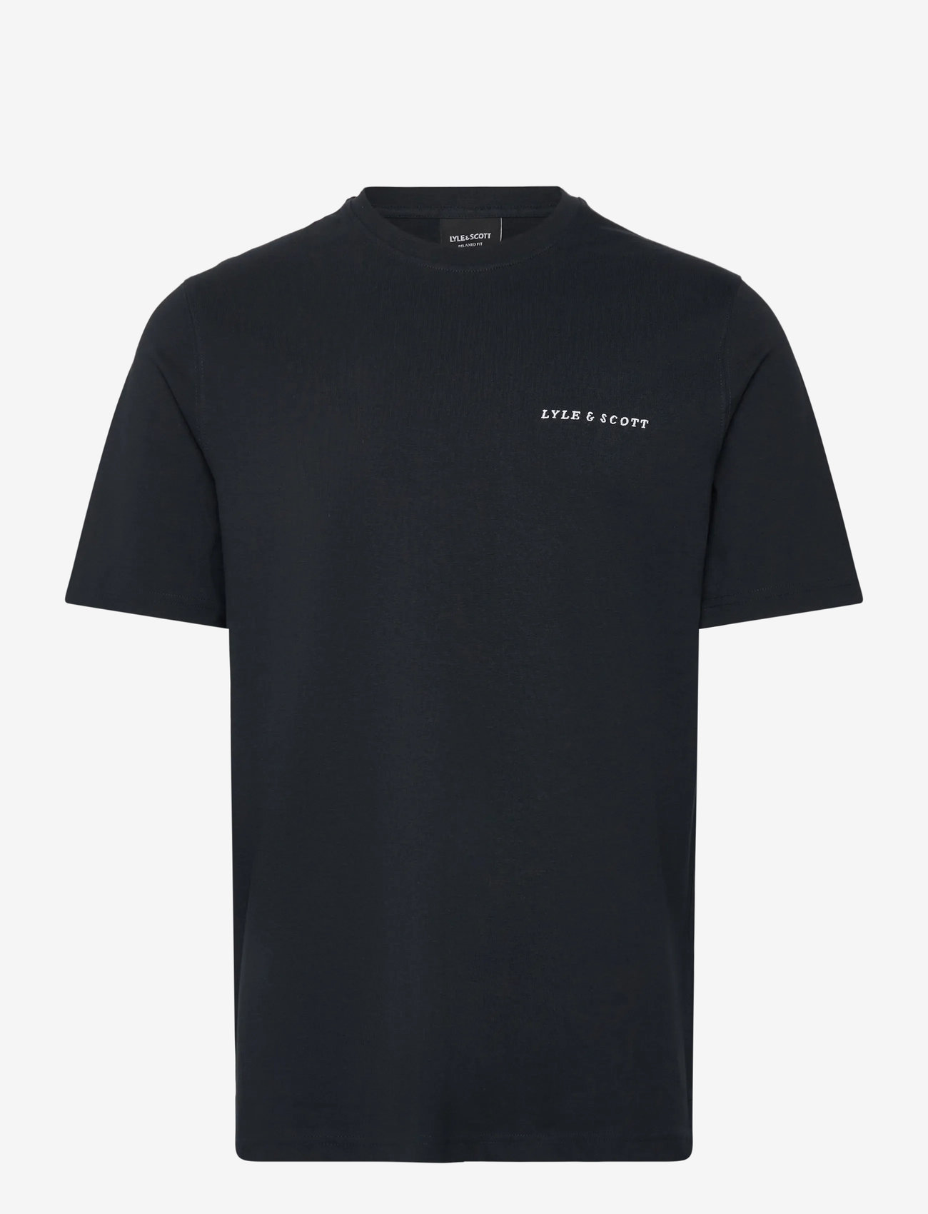 Lyle & Scott - Script T-Shirt - efterårstøj - z271 dark navy - 0