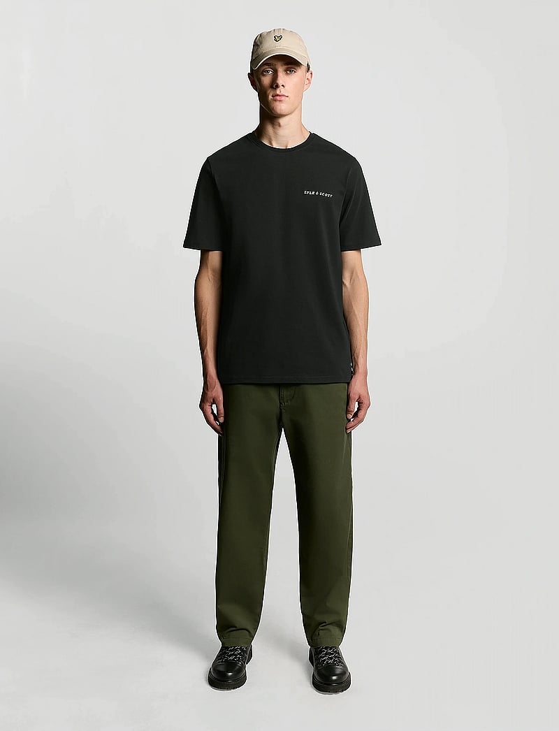 Lyle & Scott - Script T-Shirt - short-sleeved t-shirts - z865 jet black - 4