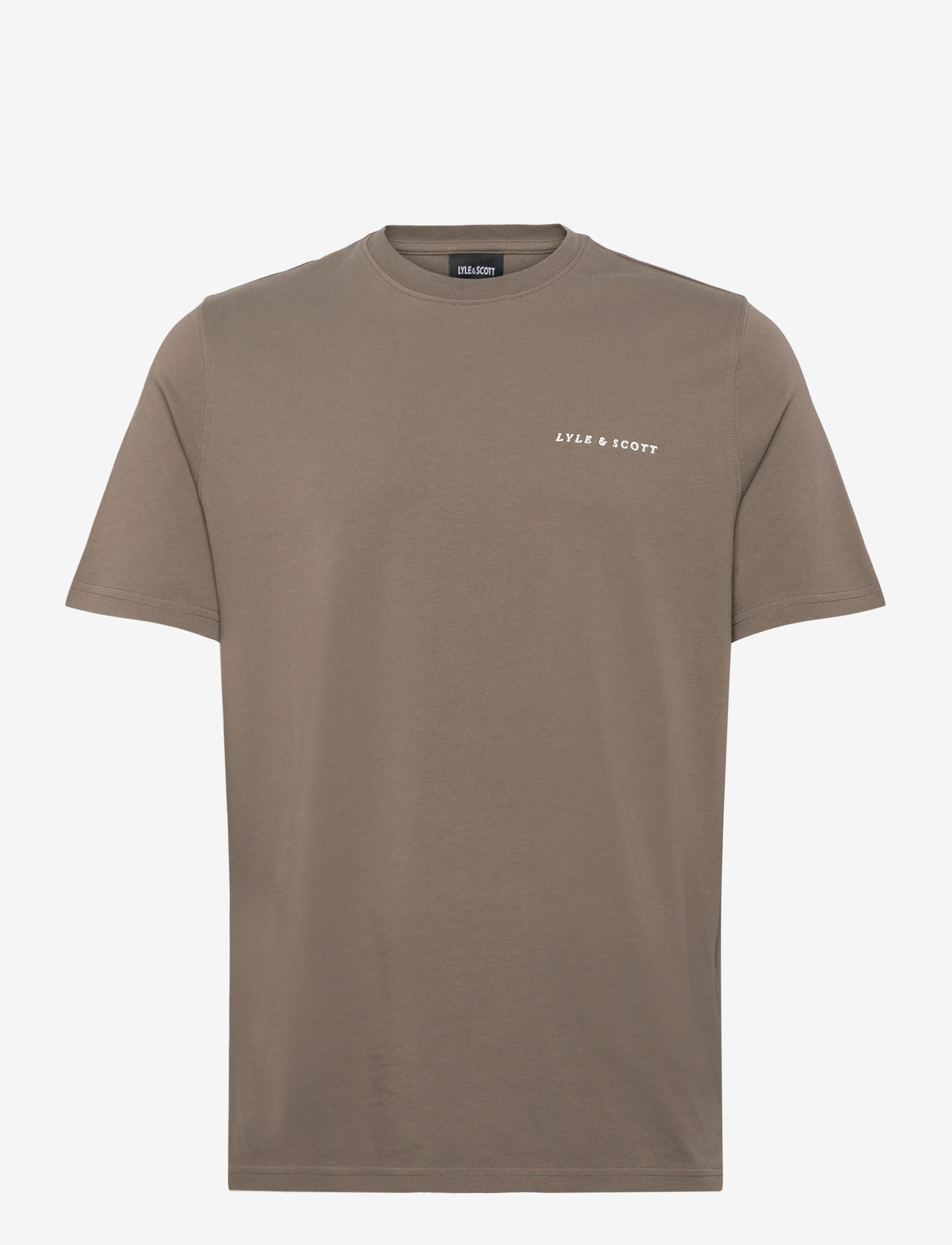 Lyle & Scott - Script T-Shirt - laveste priser - x569 khaki ash - 1