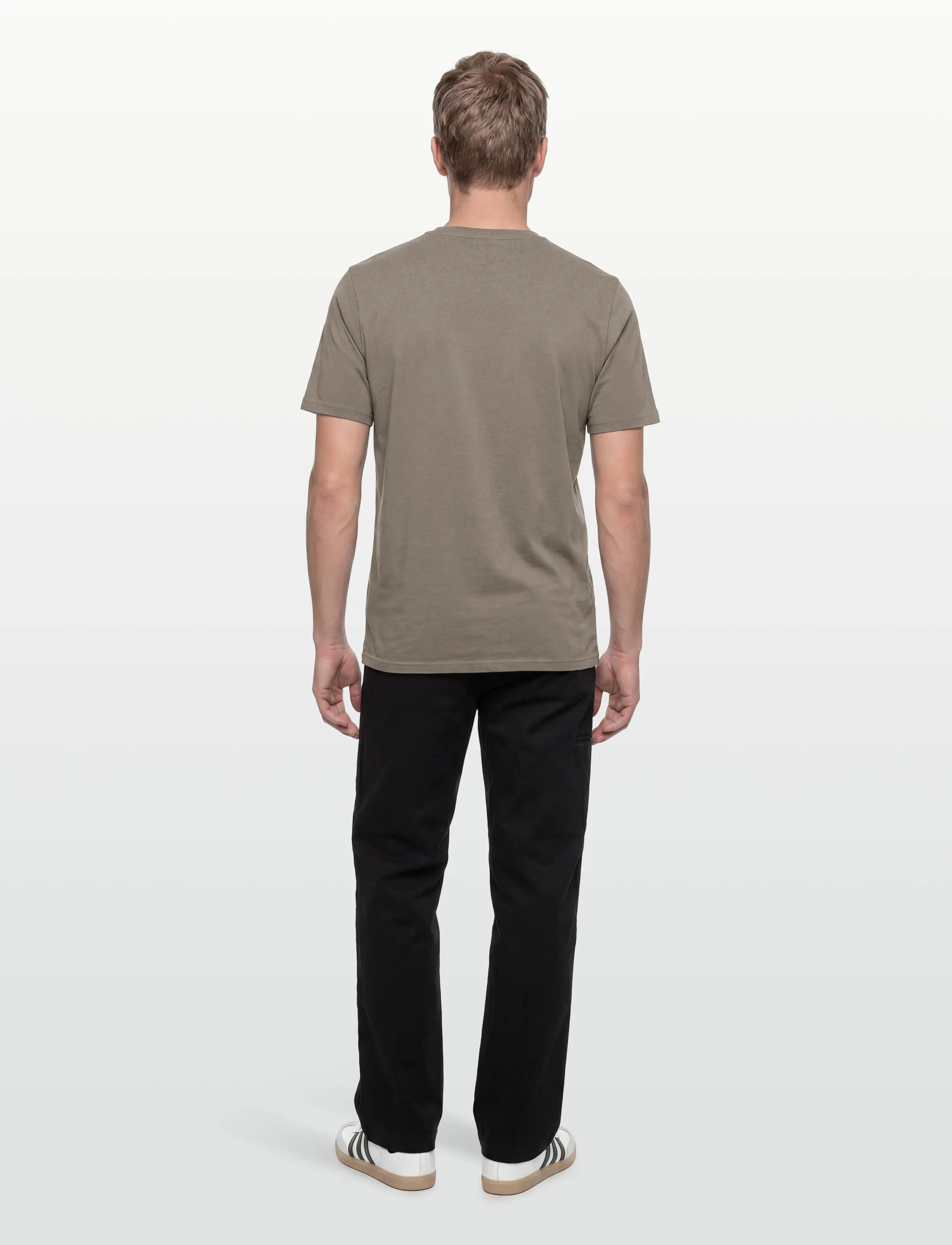 Lyle & Scott - Script T-Shirt - kurzärmelig - x569 khaki ash - 4