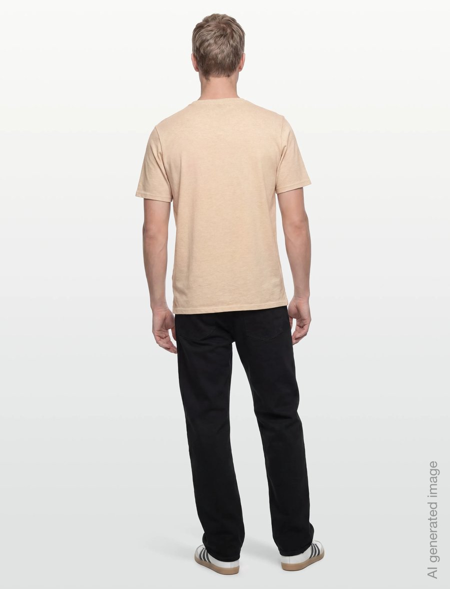 Lyle & Scott - Script T-Shirt - kurzärmelige t-shirts - y147 ice cream marl - 4