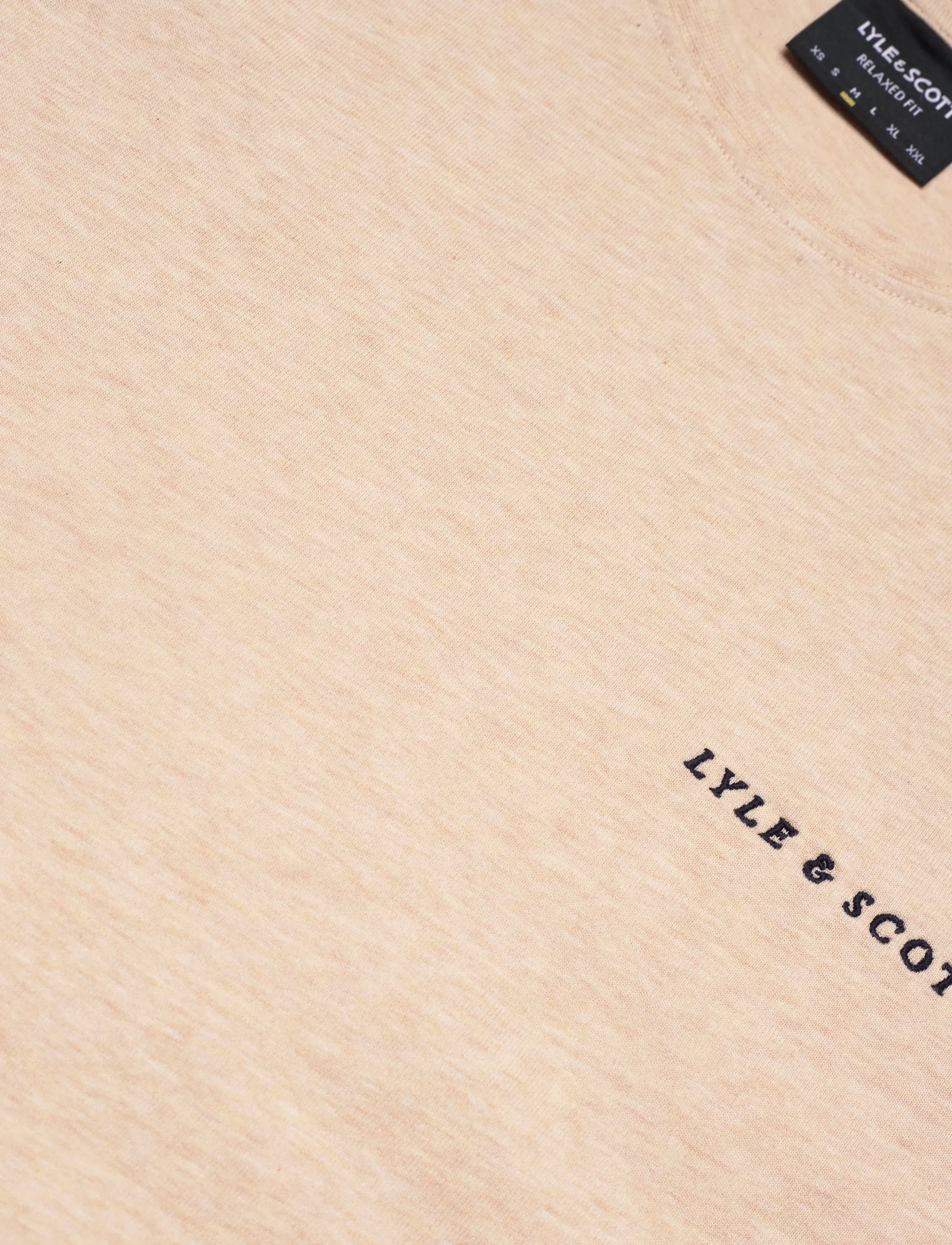 Lyle & Scott - Script T-Shirt - kortermede t-skjorter - y147 ice cream marl - 5