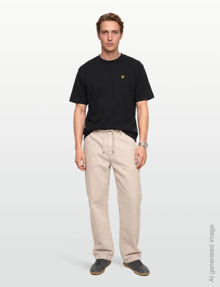 Lyle & Scott - Ultra Soft T-Shirt - short-sleeved t-shirts - jet black - 0