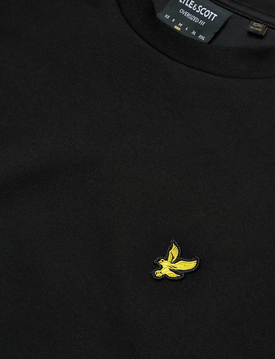 Lyle & Scott - Ultra Soft T-Shirt - short-sleeved t-shirts - jet black - 5