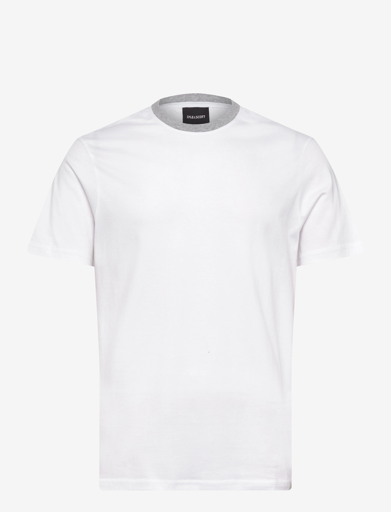 Lyle & Scott - Half Raglan T-Shirt - kortärmade t-shirts - 626 white - 1