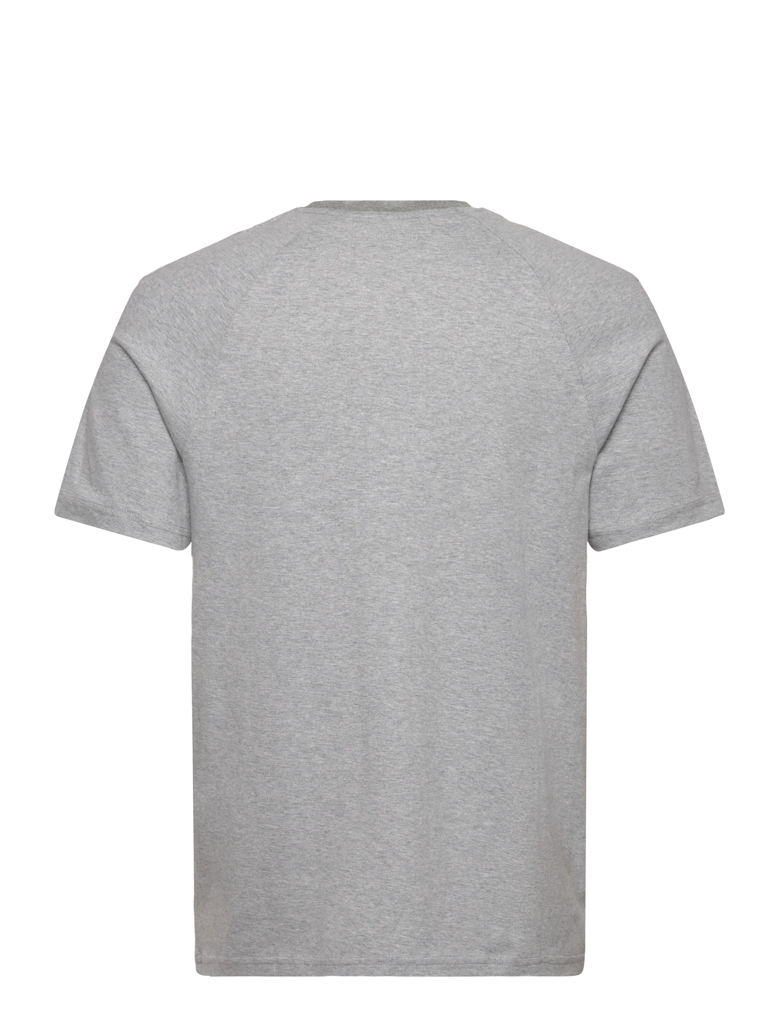 Lyle & Scott - Half Raglan T-Shirt - kurzärmelig - d24 light grey marl - 2