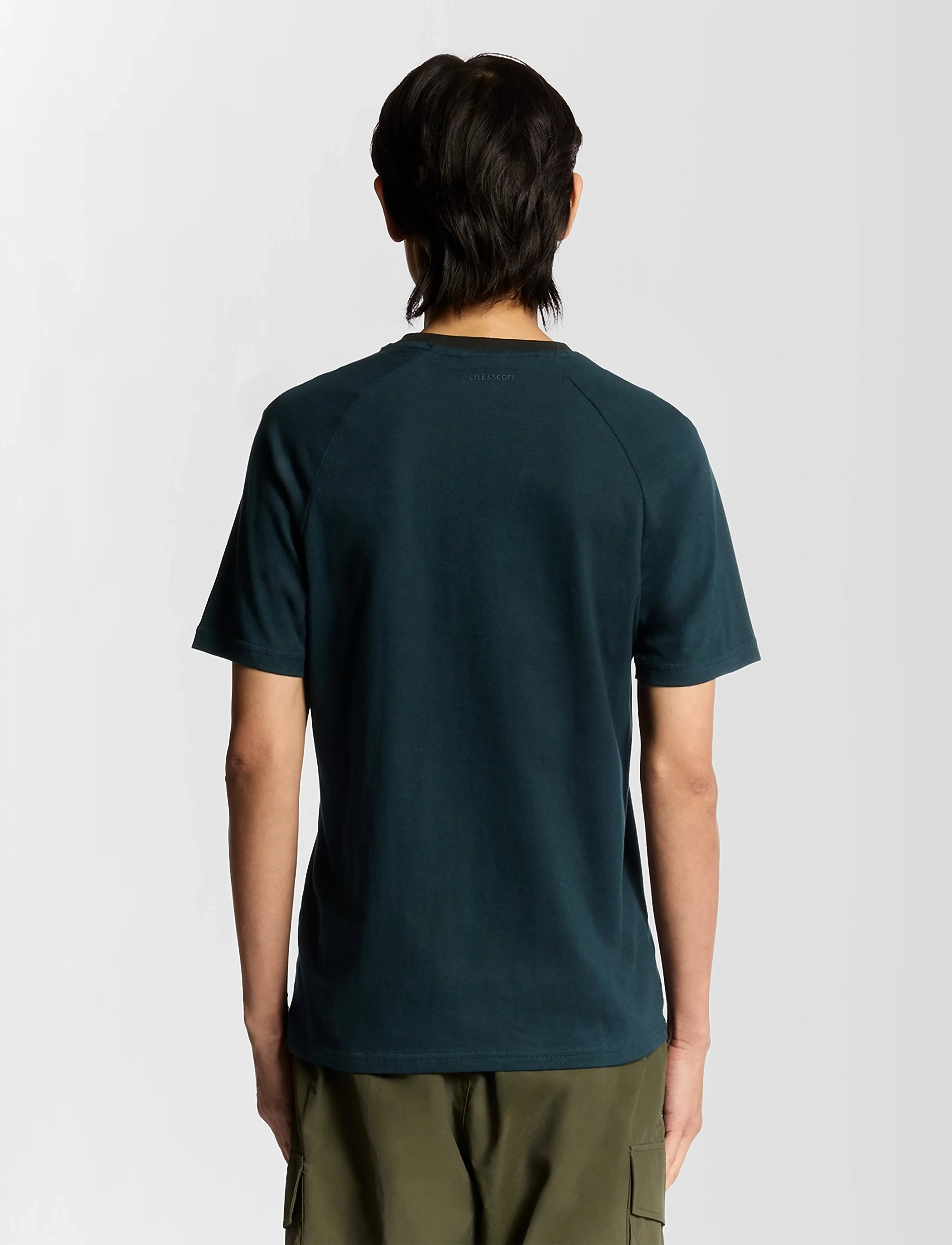 Lyle & Scott - Half Raglan T-Shirt - lühikeste varrukatega t-särgid - z271 dark navy - 3