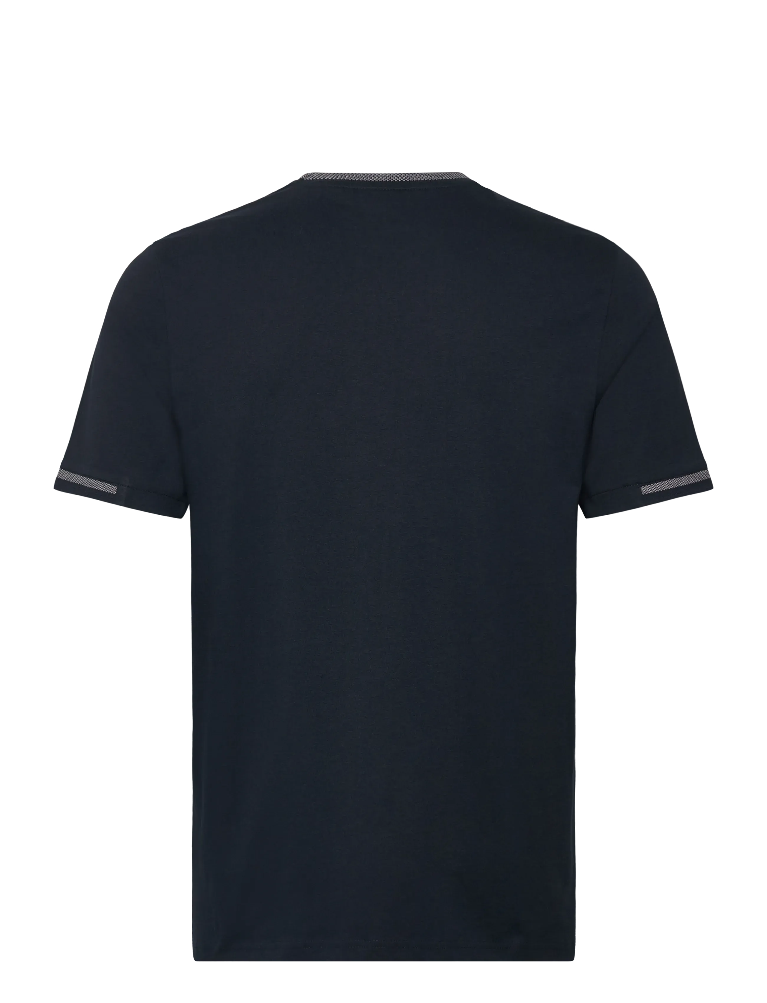 Lyle & Scott - Birdseye Half Tipped T-Shirt - kortärmade t-shirts - x941 dark navy/ ash lilac - 2