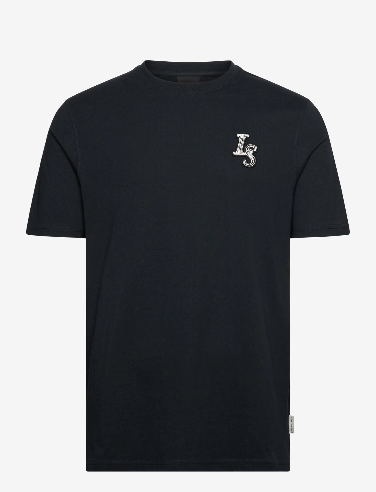 Lyle & Scott - Deco Patch T-shirt - efterårstøj - z271 dark navy - 1
