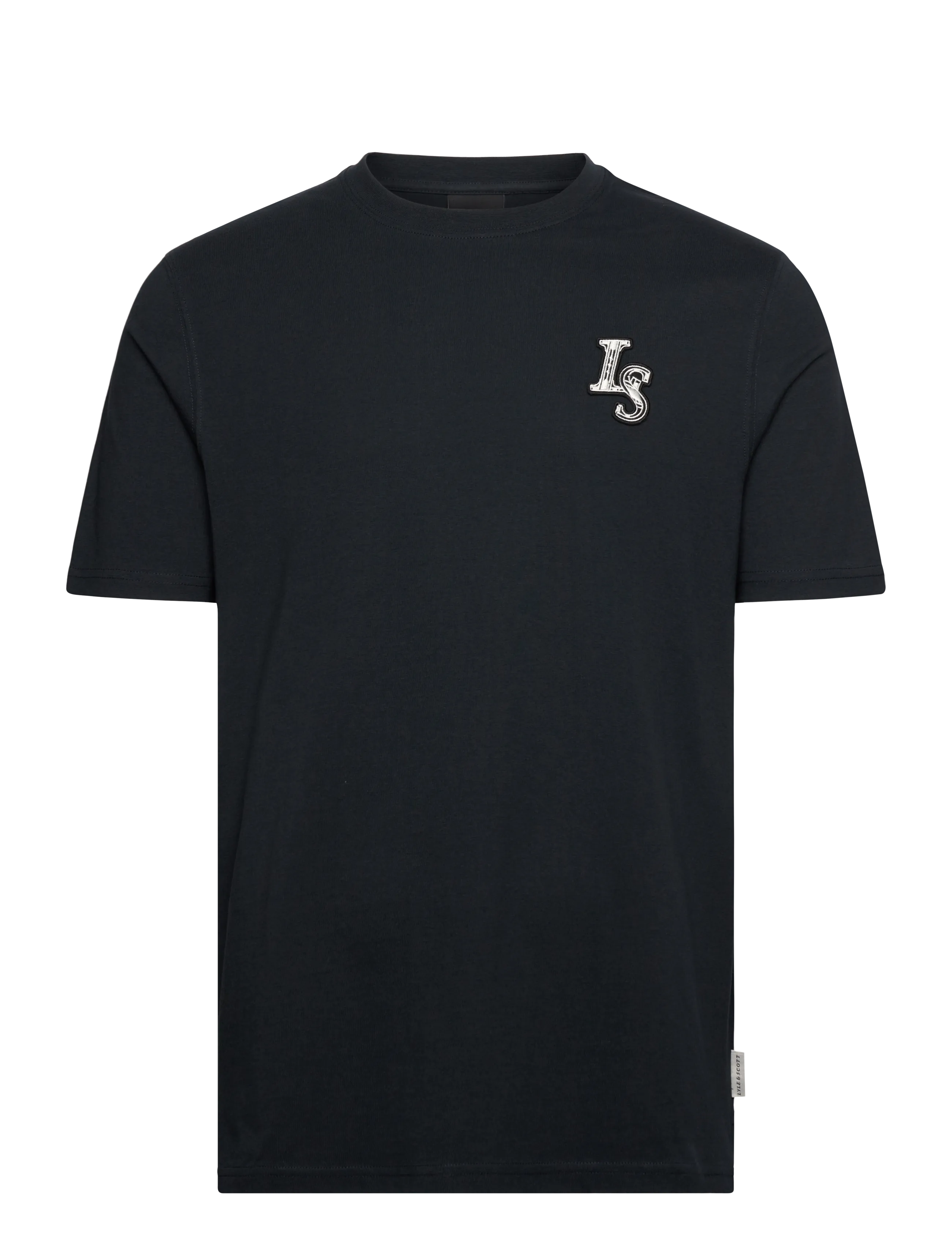 Lyle & Scott Deco Patch T-shirt - T-shirts - Z271 DARK NAVY / navy