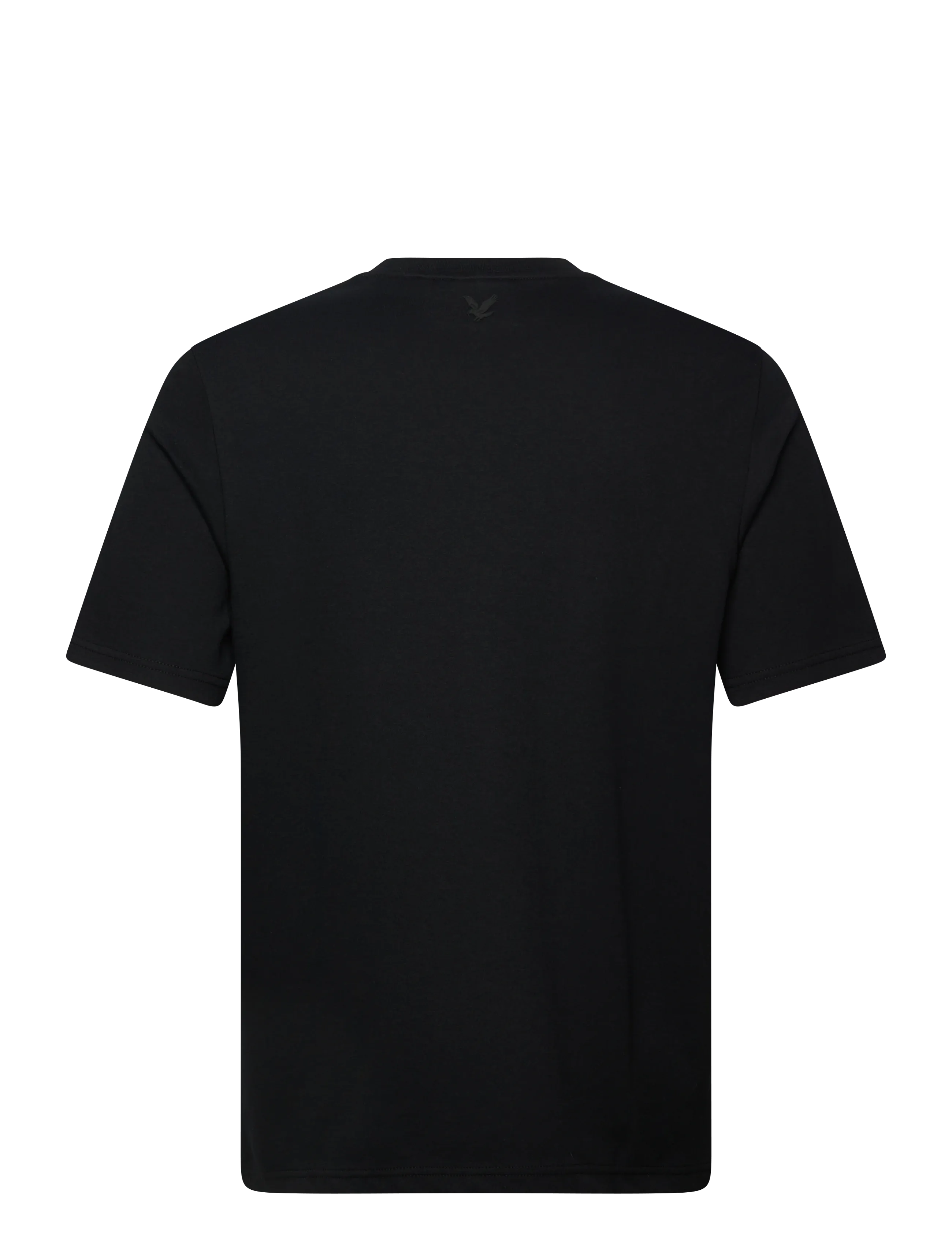 Lyle & Scott - Chest Logo Interlock T-Shirt - short-sleeved t-shirts - z865 jet black - 1