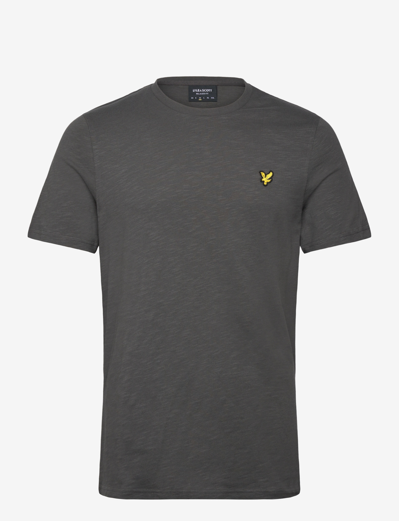 Lyle & Scott - Fine Slub T-shirt - kortærmede t-shirts - w635 gunmetal - 1
