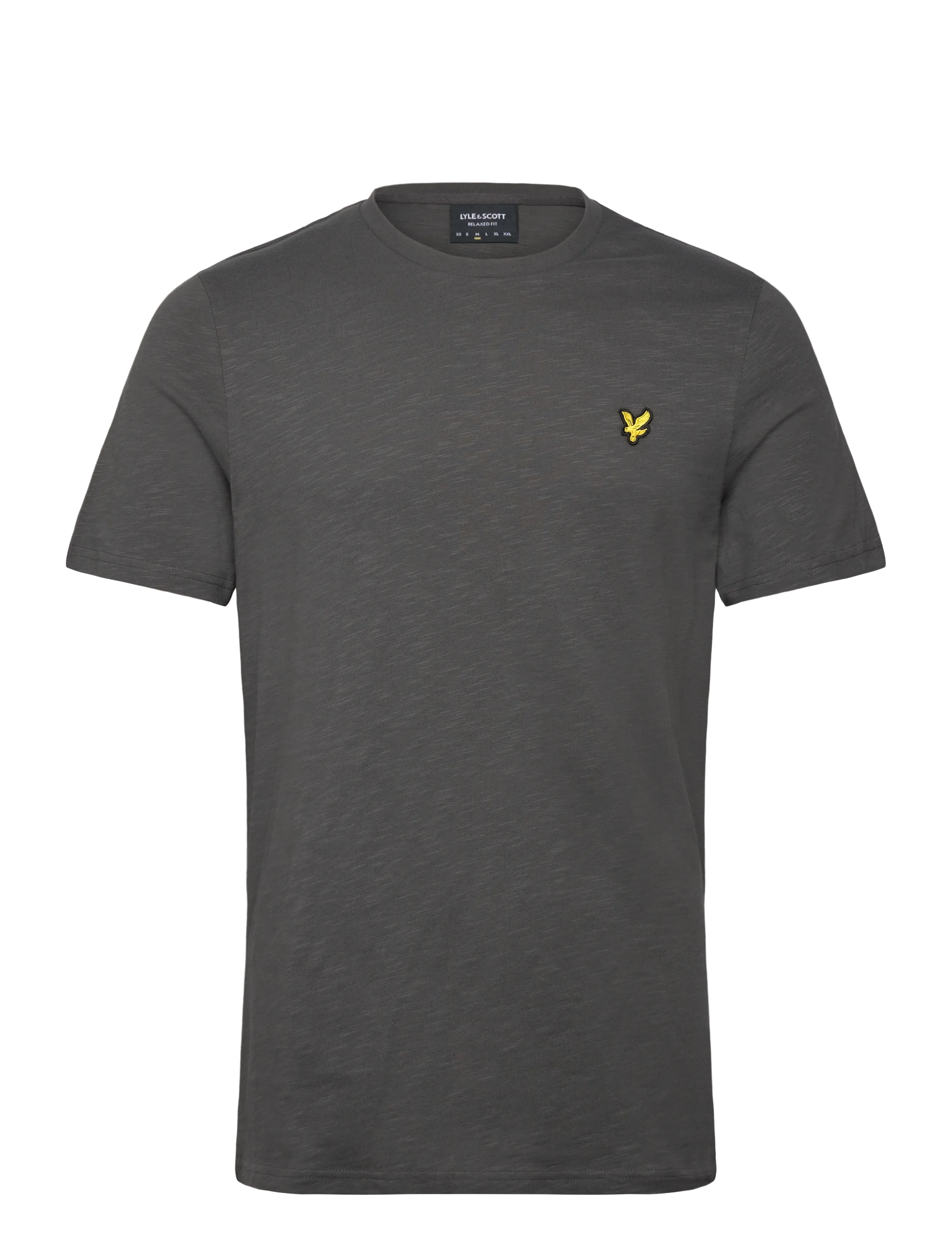 Lyle & Scott Fine Slub T-shirt - T-shirts - W635 GUNMETAL / grey