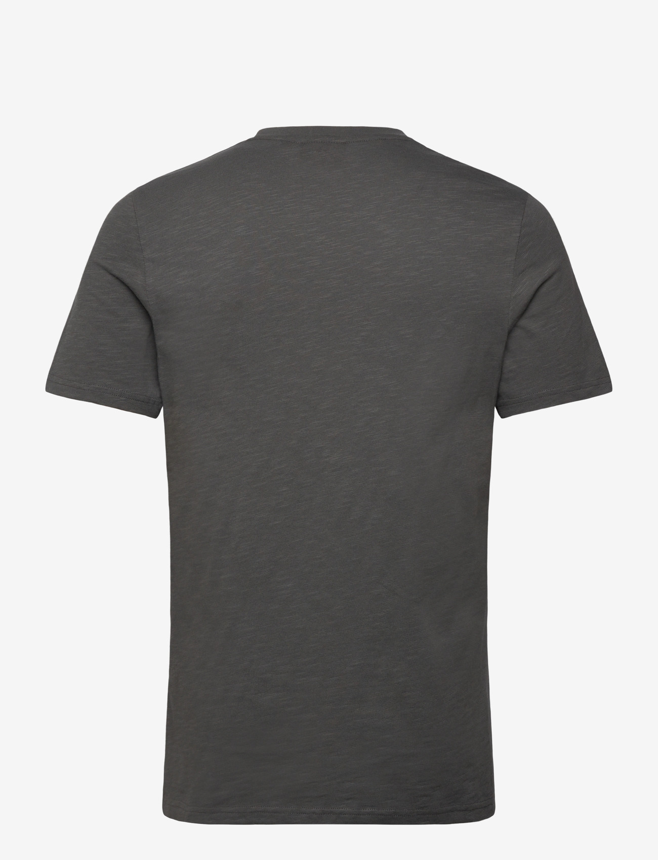 Lyle & Scott - Fine Slub T-shirt - kortærmede t-shirts - w635 gunmetal - 2