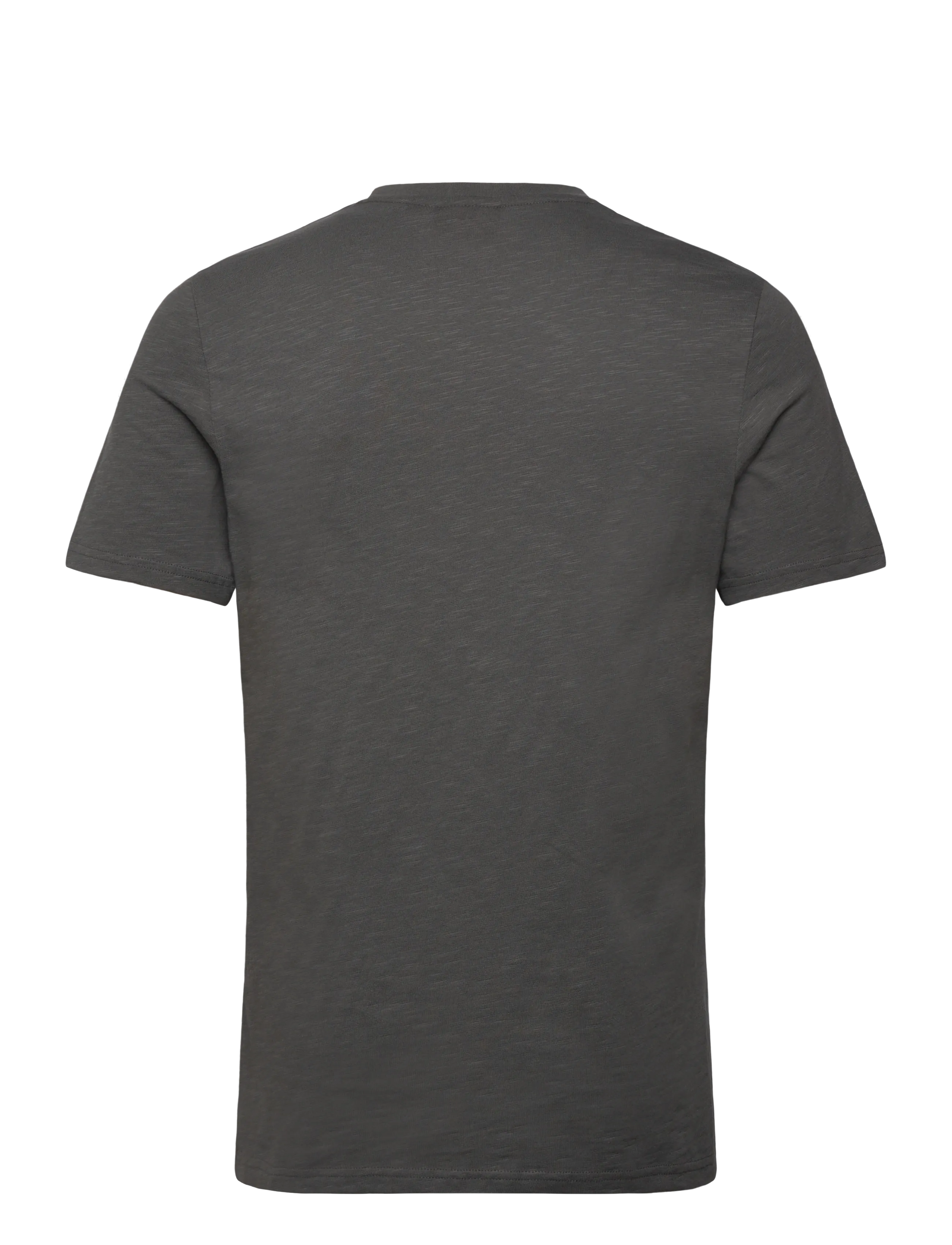 Lyle & Scott - Fine Slub T-shirt - kortärmade t-shirts - w635 gunmetal - 2
