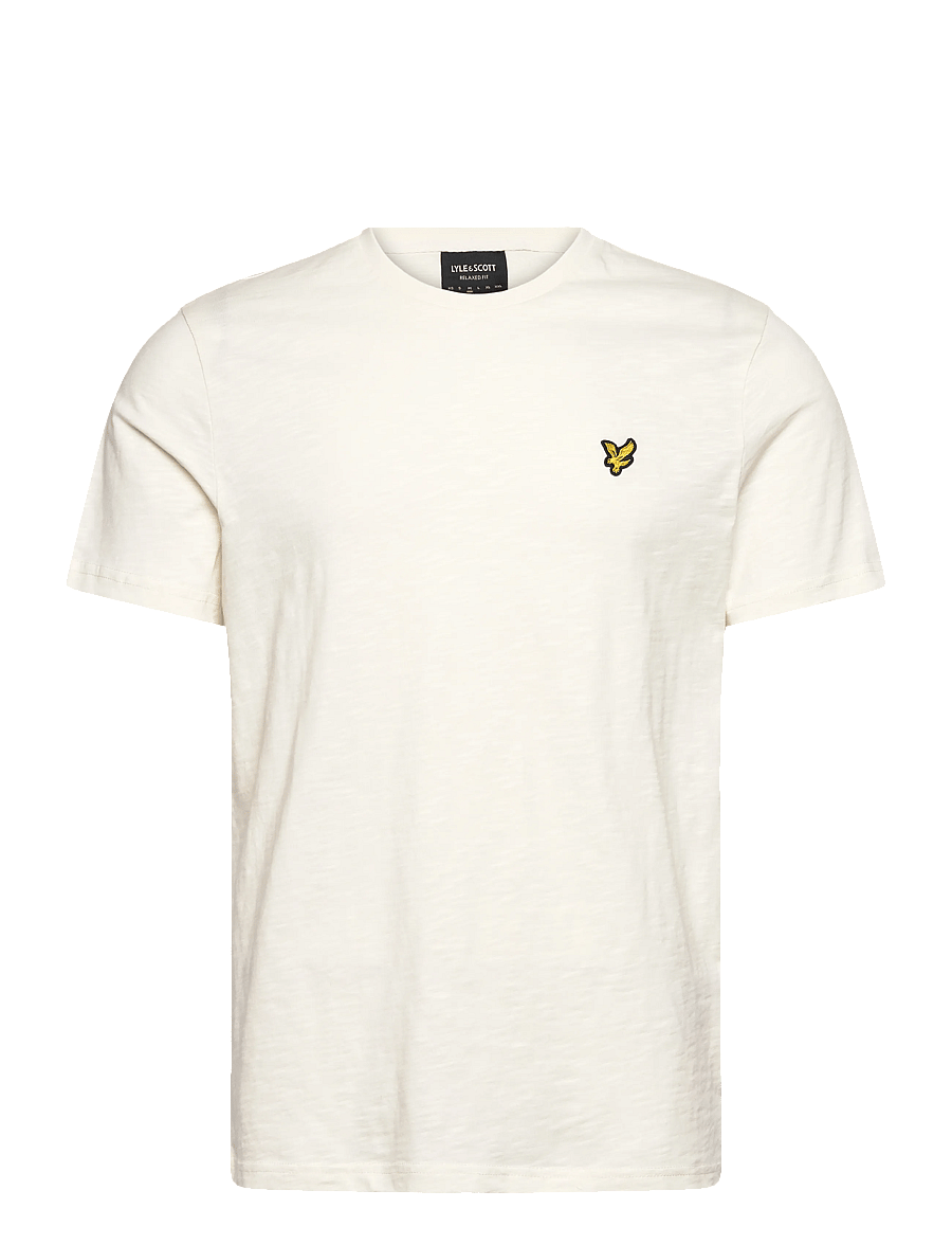 Lyle & Scott - Fine Slub T-shirt - kortärmade t-shirts - y126 ice cream - 1