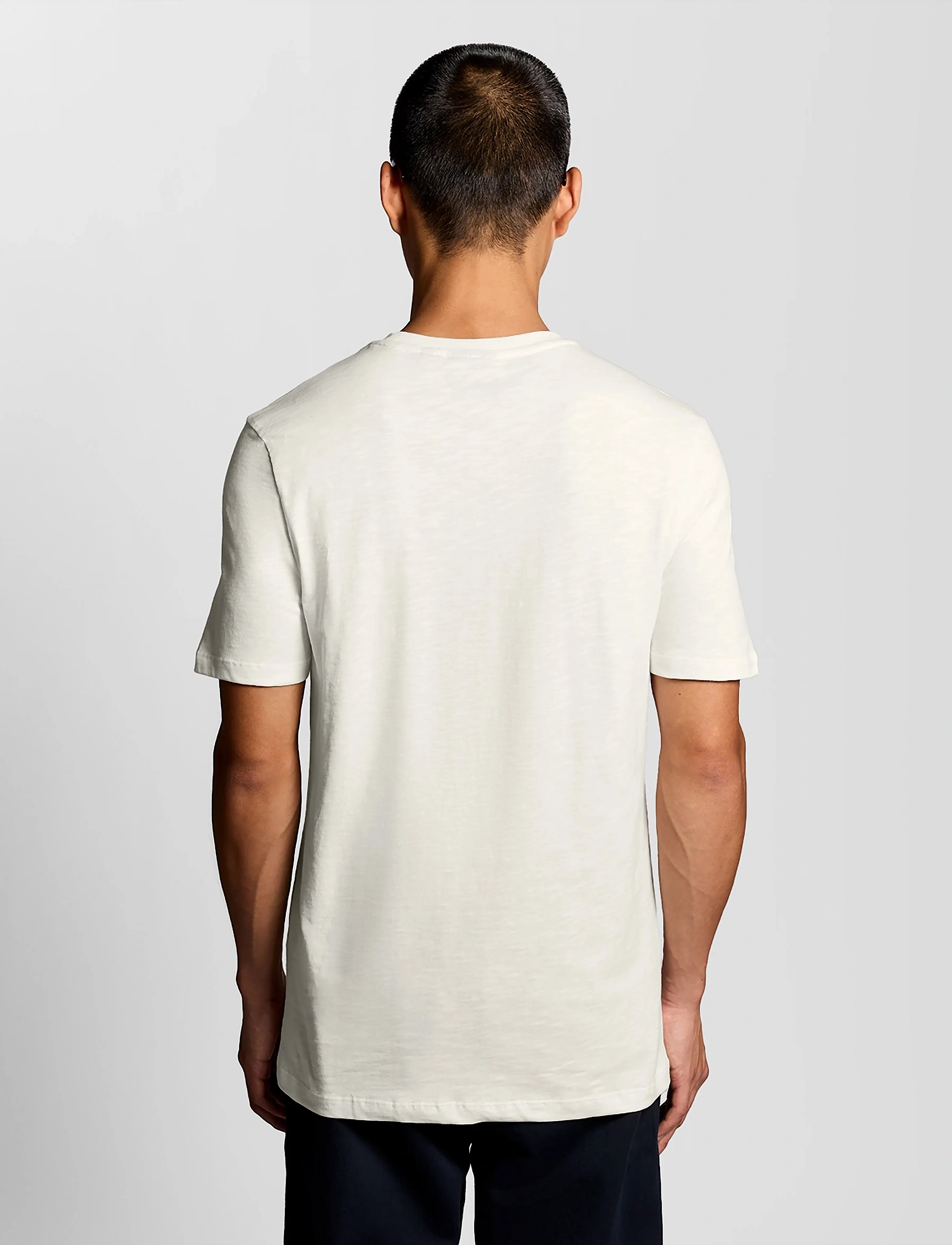 Lyle & Scott - Fine Slub T-shirt - kortärmade t-shirts - y126 ice cream - 3