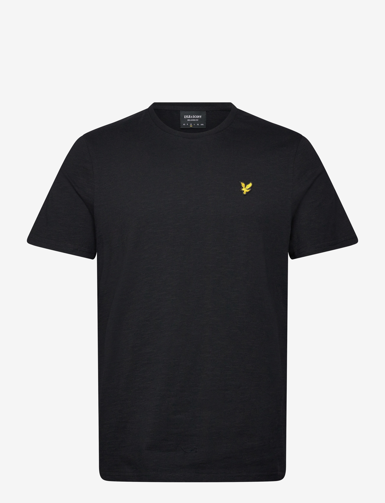 Lyle & Scott - Fine Slub T-shirt - lühikeste varrukatega t-särgid - z865 jet black - 1