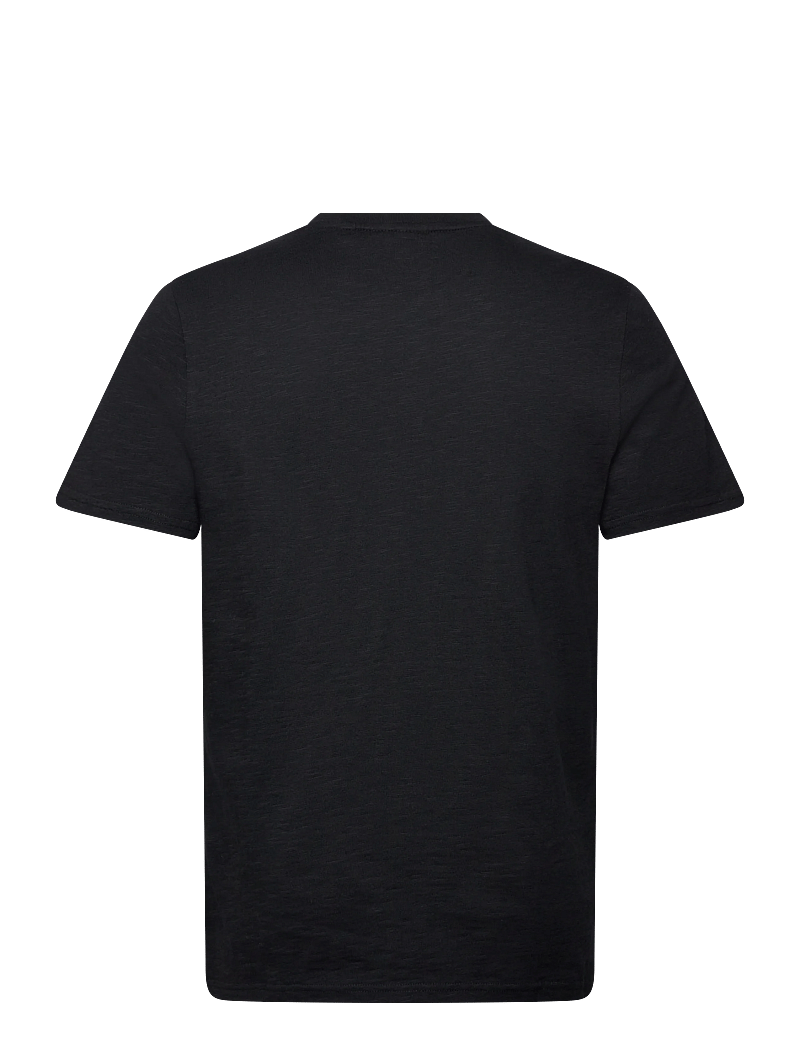 Lyle & Scott - Fine Slub T-shirt - lühikeste varrukatega t-särgid - z865 jet black - 2