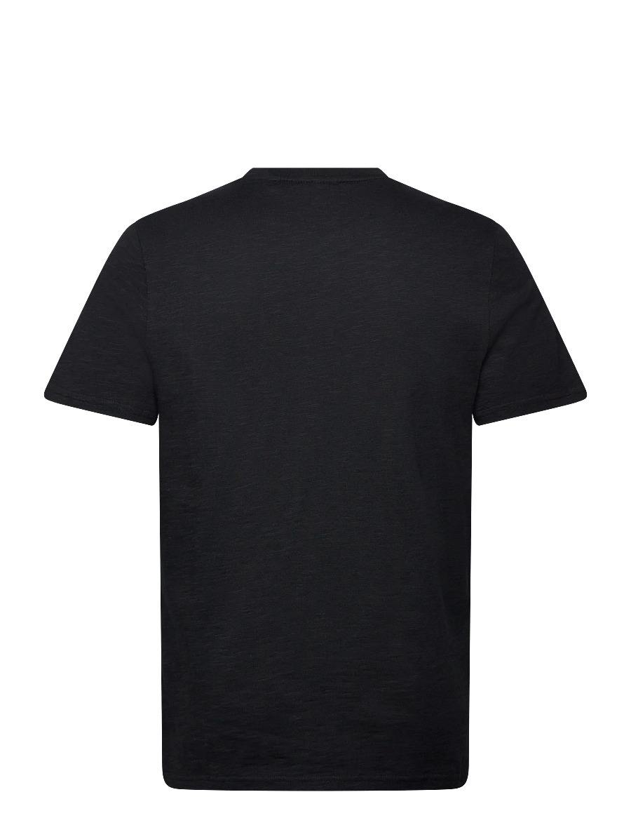 Lyle & Scott - Fine Slub T-shirt - lühikeste varrukatega t-särgid - z865 jet black - 2