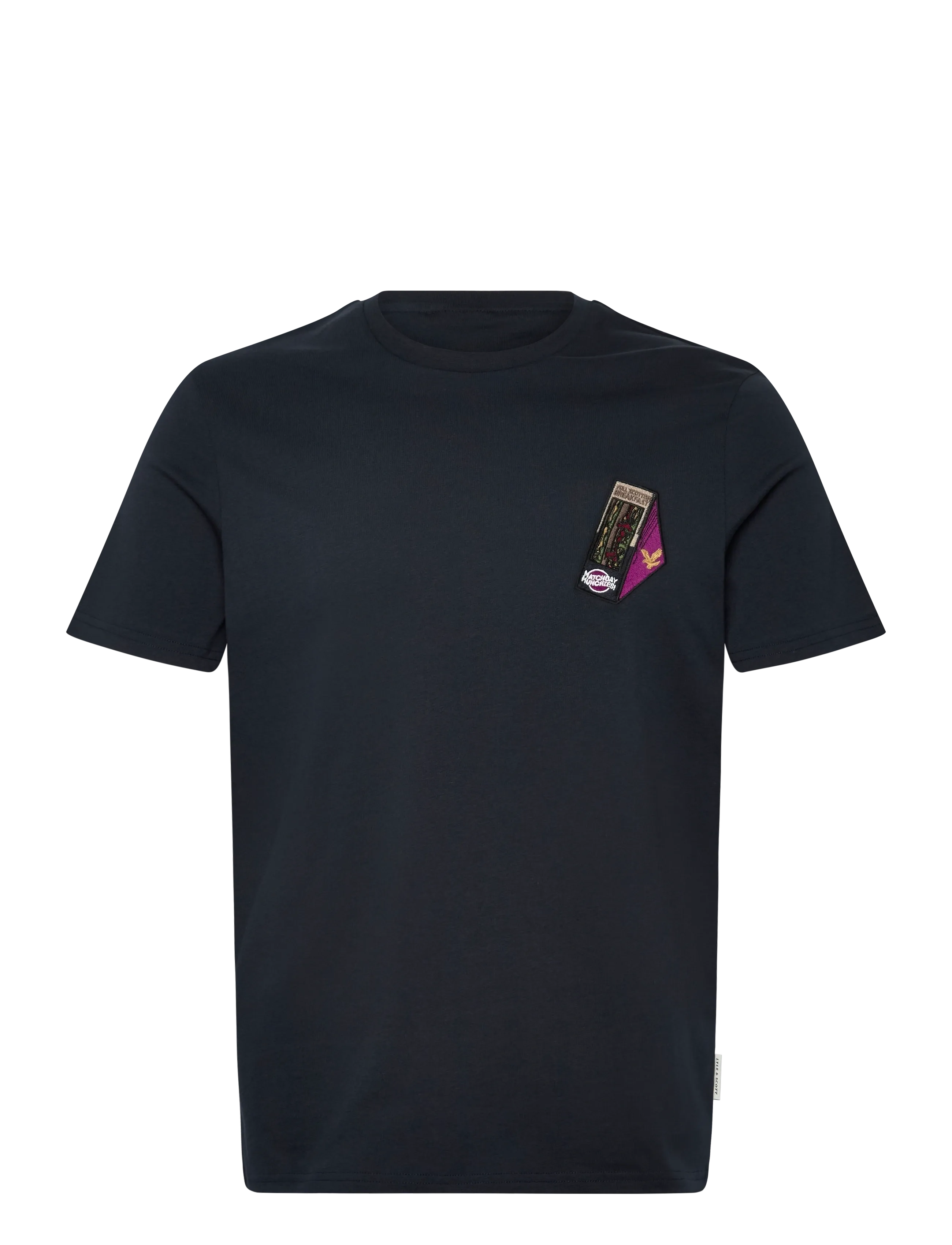 LYLE & SCOTT Supermarket Bestickt T-Shirt Navy - S - Herren