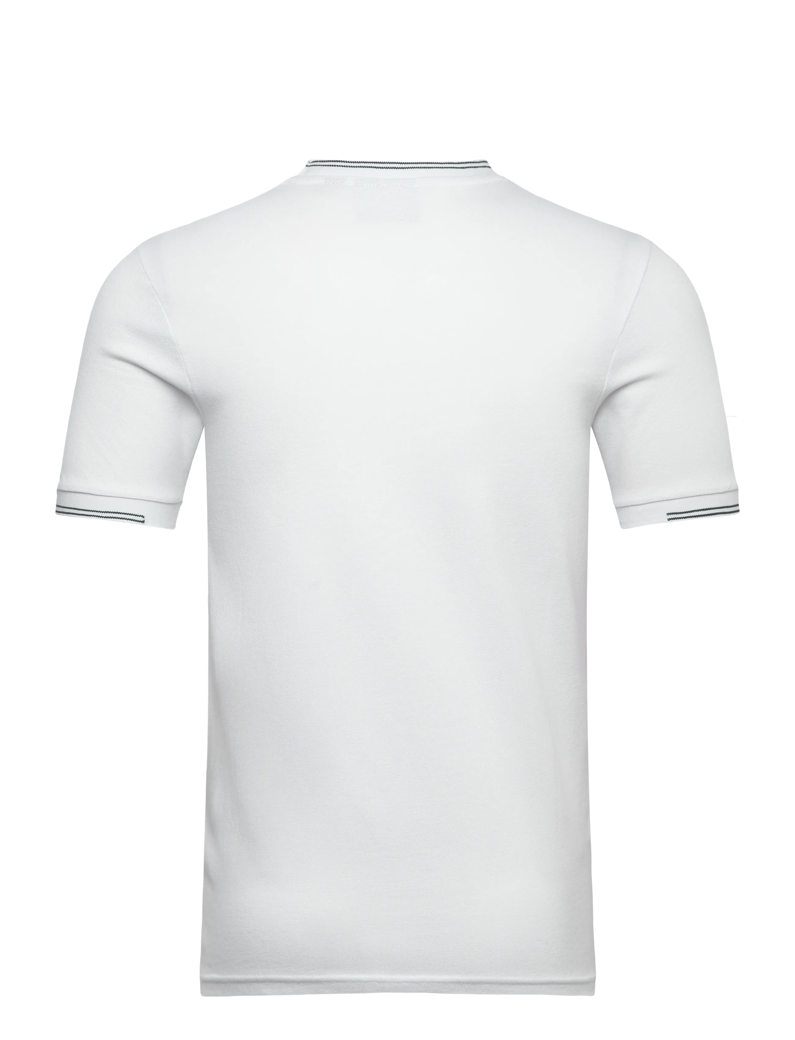 Lyle & Scott - Fine Tipped T-Shirt - stutterma bolir - y162 white/everglade - 2