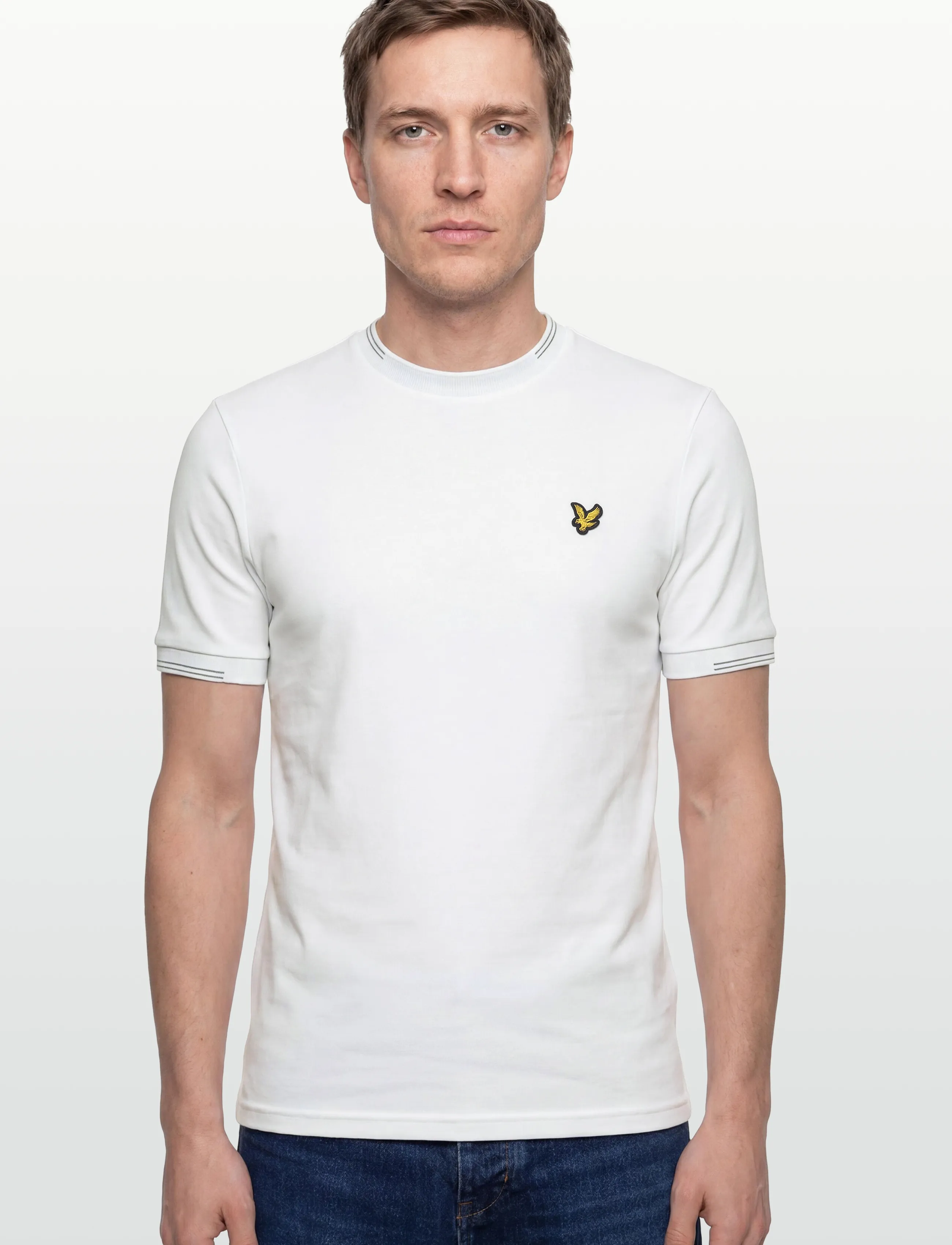 Lyle & Scott Fine Tipped T-Shirt herr – bild 2