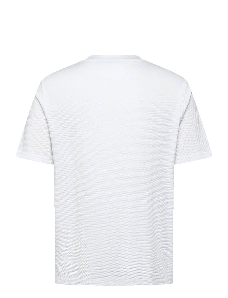 Lyle & Scott - Popcorn Jacquard T-shirt - kurzärmelige t-shirts - 626 white - 2