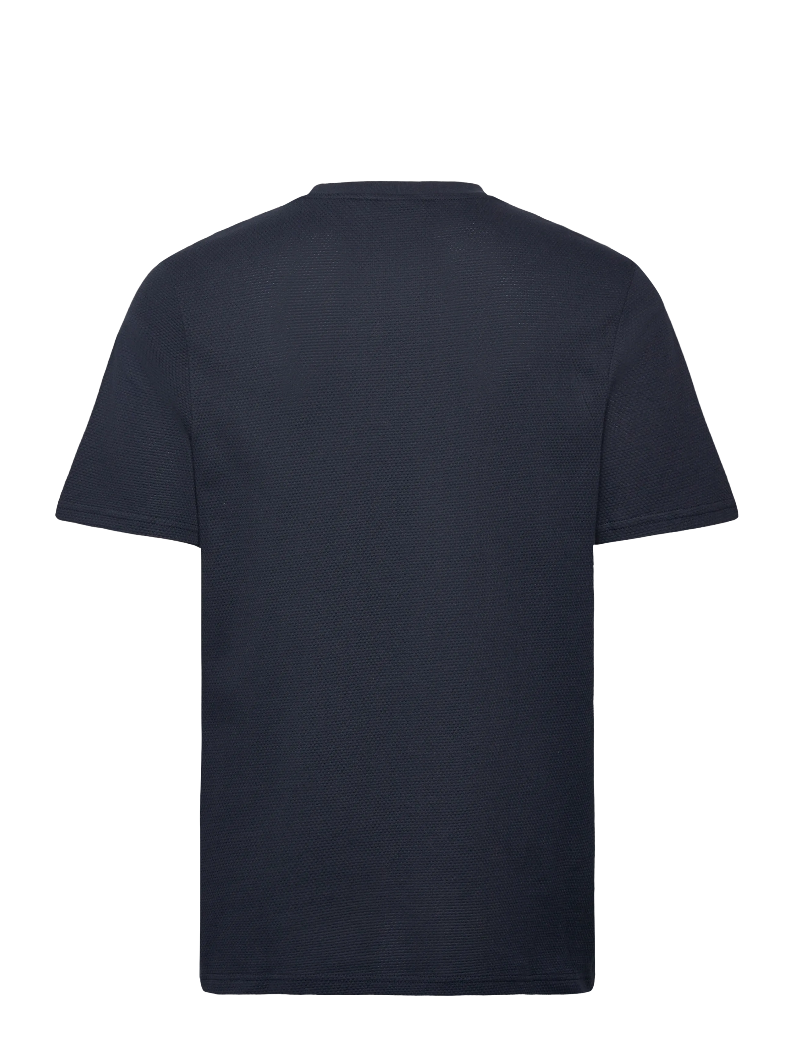Lyle & Scott - Popcorn Jacquard T-shirt - short-sleeved t-shirts - z271 dark navy - 2