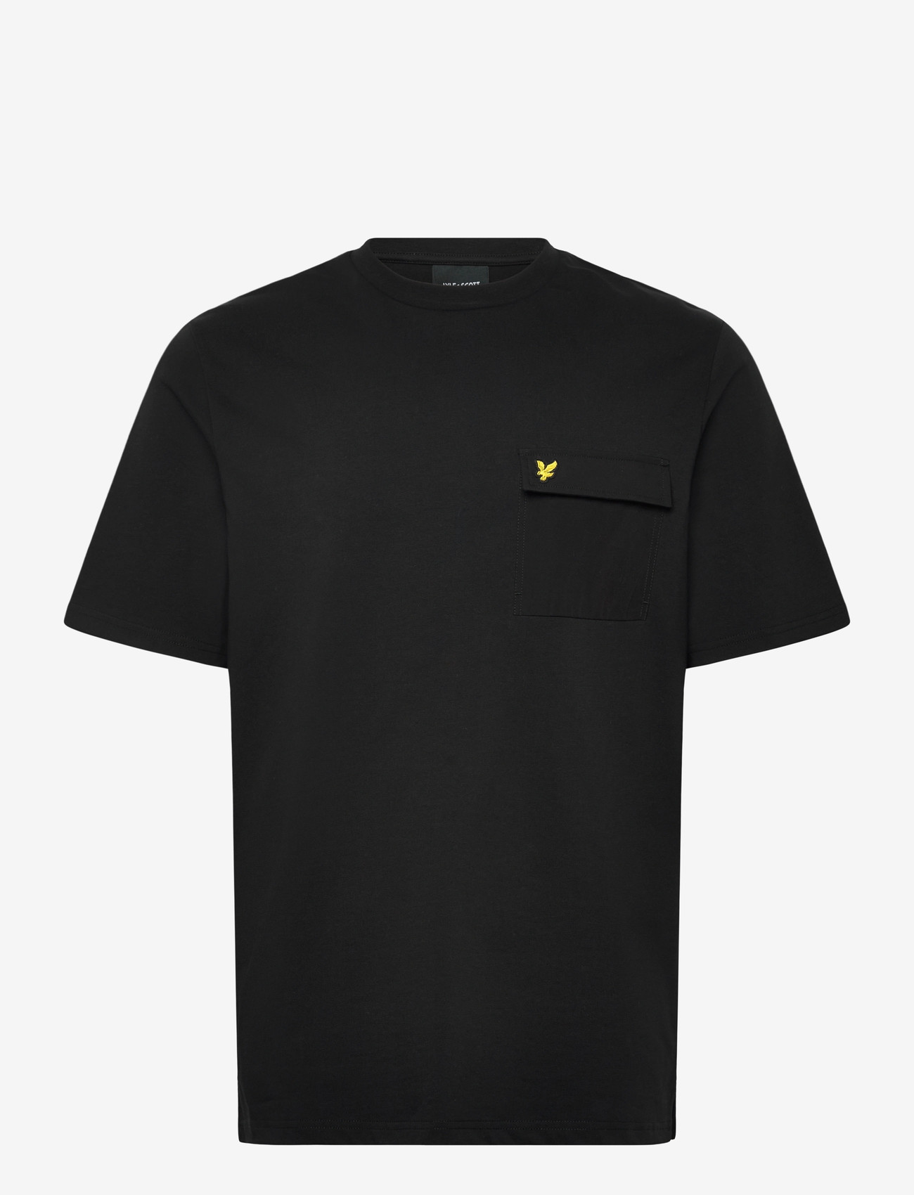 Lyle & Scott - Cargo Pocket T-shirt - kortærmede t-shirts - jet black - 1