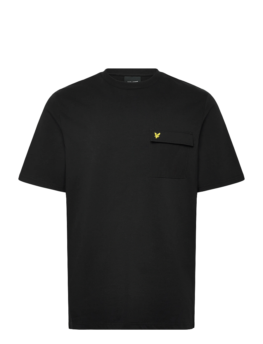 Lyle & Scott - Cargo Pocket T-shirt - kurzärmelige t-shirts - jet black - 1