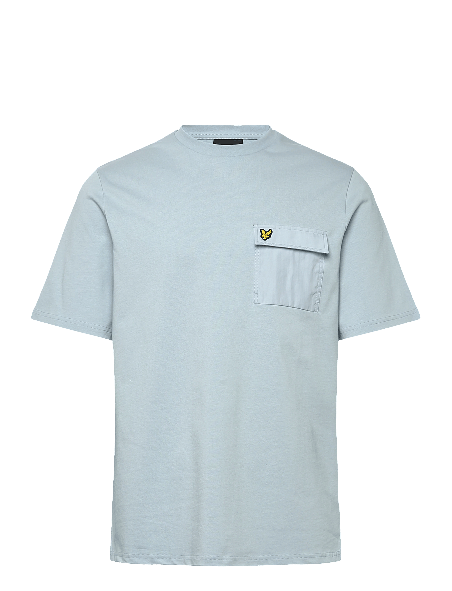 Lyle & Scott - Cargo Pocket T-shirt - lühikeste varrukatega t-särgid - opal blue - 1