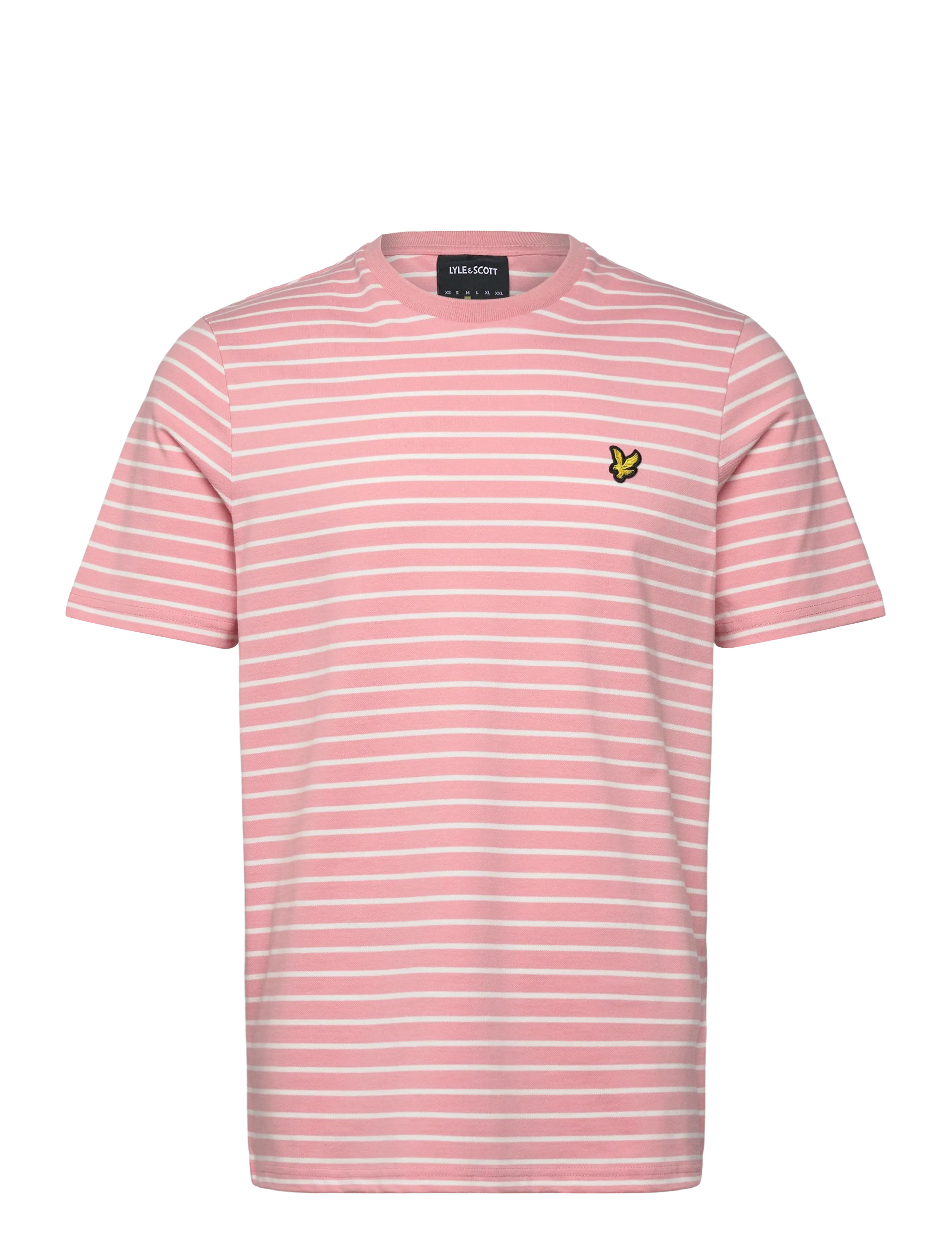 LYLE & SCOTT Breton T-Shirt Pink - L - Herren