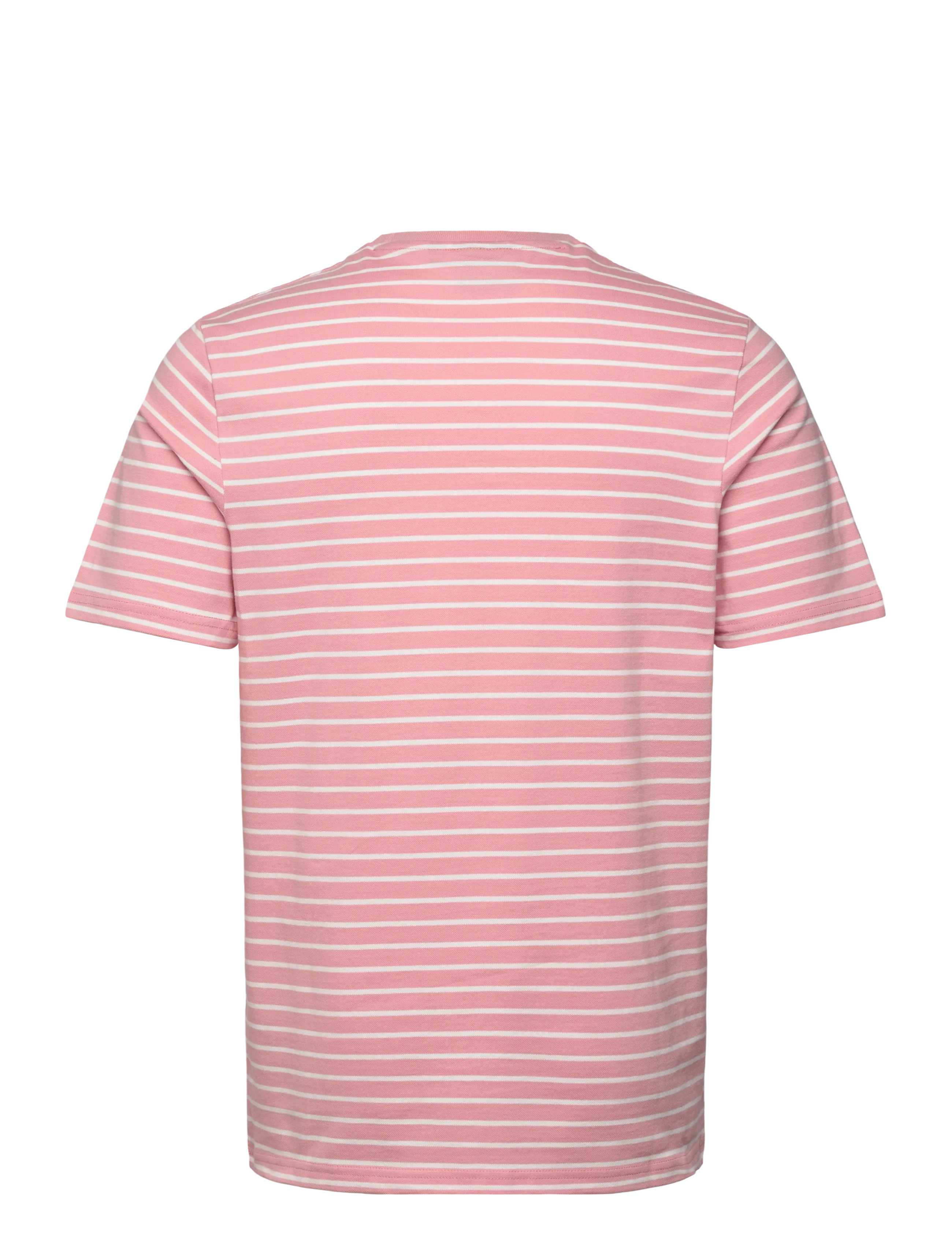 Lyle & Scott - Breton T-shirt - kurzärmelig - y152 pink grapefruit/ white - 2