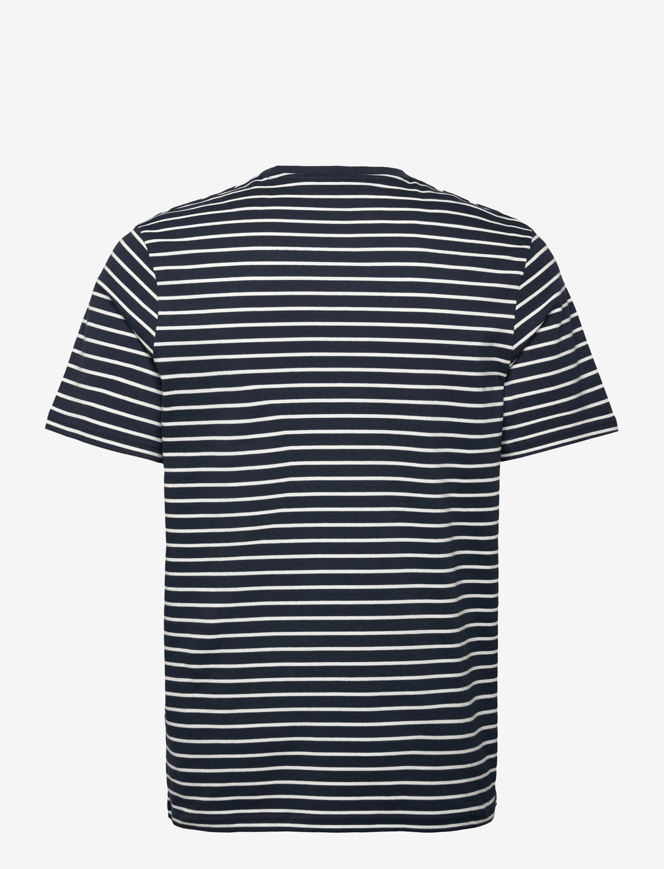 Lyle & Scott - Breton T-shirt - kortærmede t-shirts - w403 dark navy/ white - 2