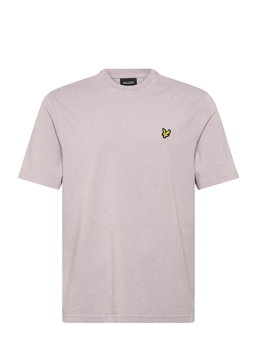 Lyle & Scott - Heavy Laundered T-shirt - kurzärmelig - y116 pale lavendar - 1