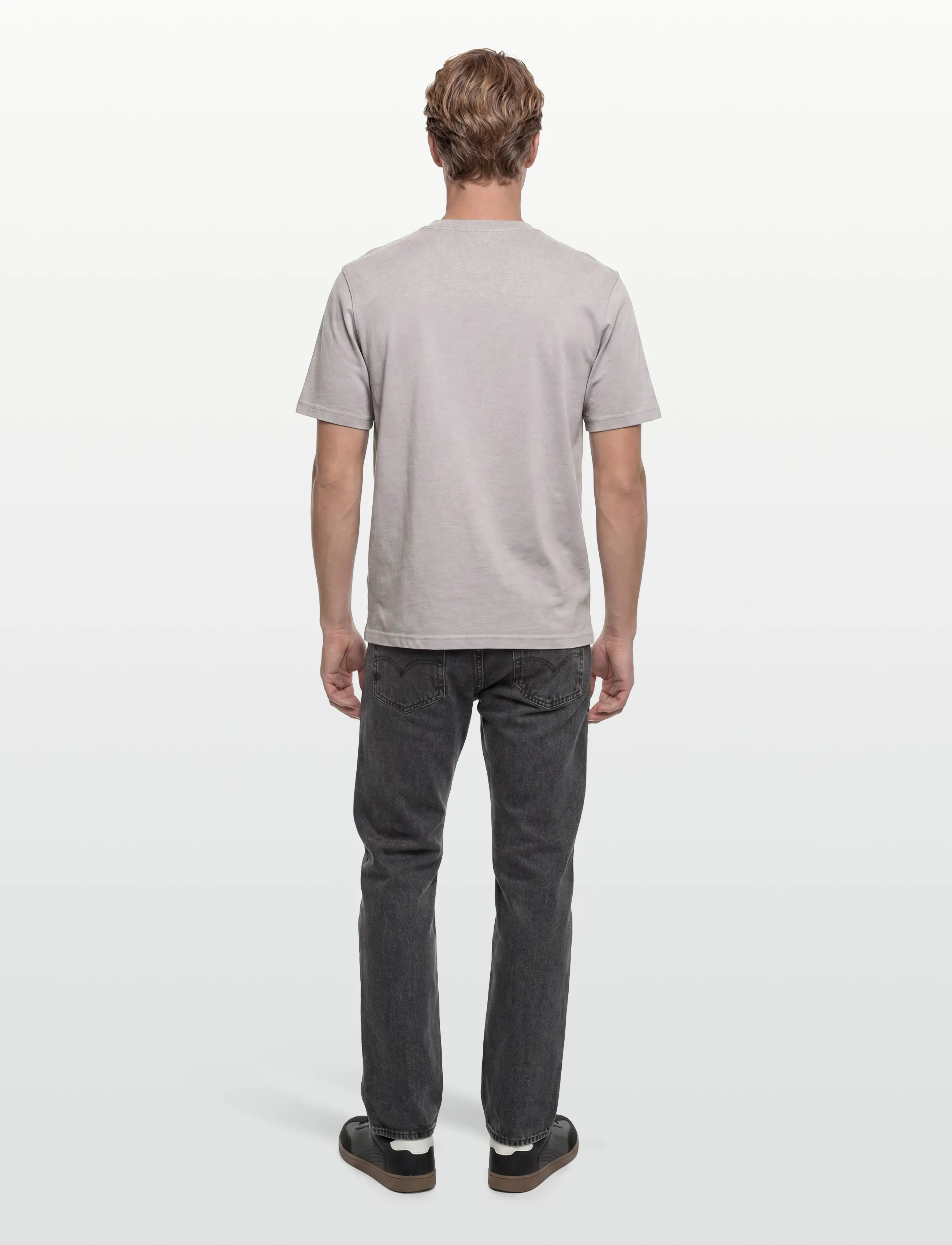 Lyle & Scott - Heavy Laundered T-shirt - kurzärmelig - y116 pale lavendar - 4