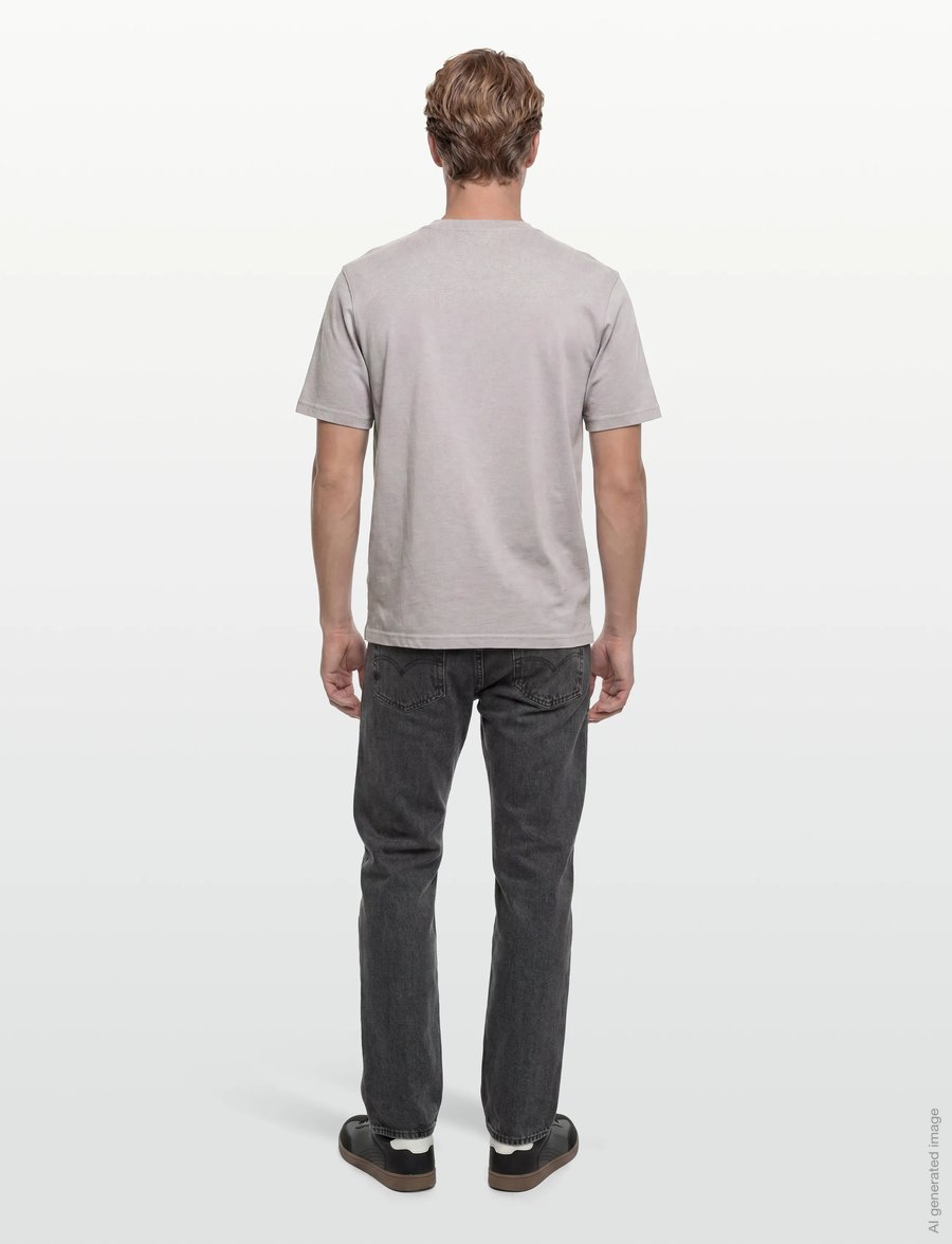 Lyle & Scott - Heavy Laundered T-shirt - kurzärmelig - y116 pale lavendar - 4