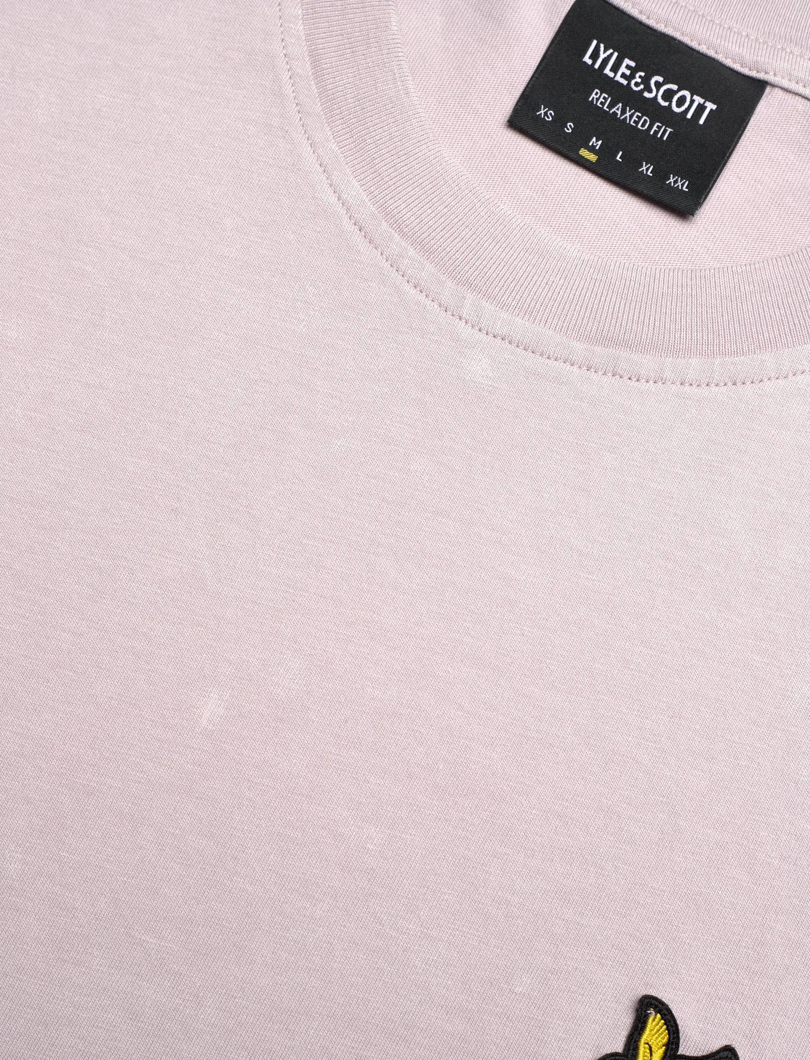 Lyle & Scott - Heavy Laundered T-shirt - kurzärmelig - y116 pale lavendar - 5