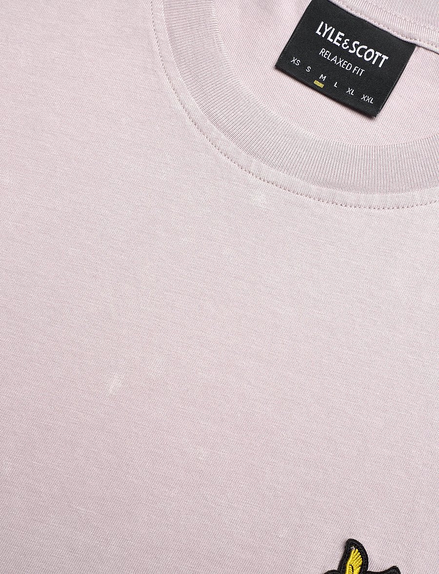 Lyle & Scott - Heavy Laundered T-shirt - kurzärmelig - y116 pale lavendar - 5