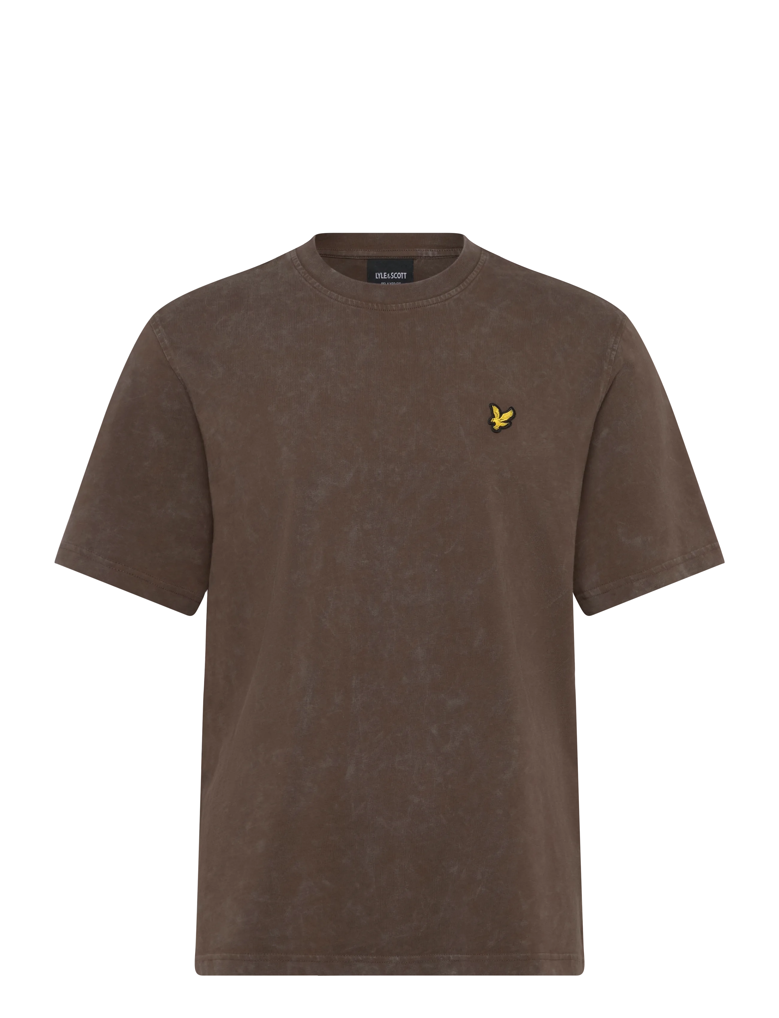 Lyle & Scott Heavy Laundered T-shirt - T-shirts - Y118 SOFT BLACK / black