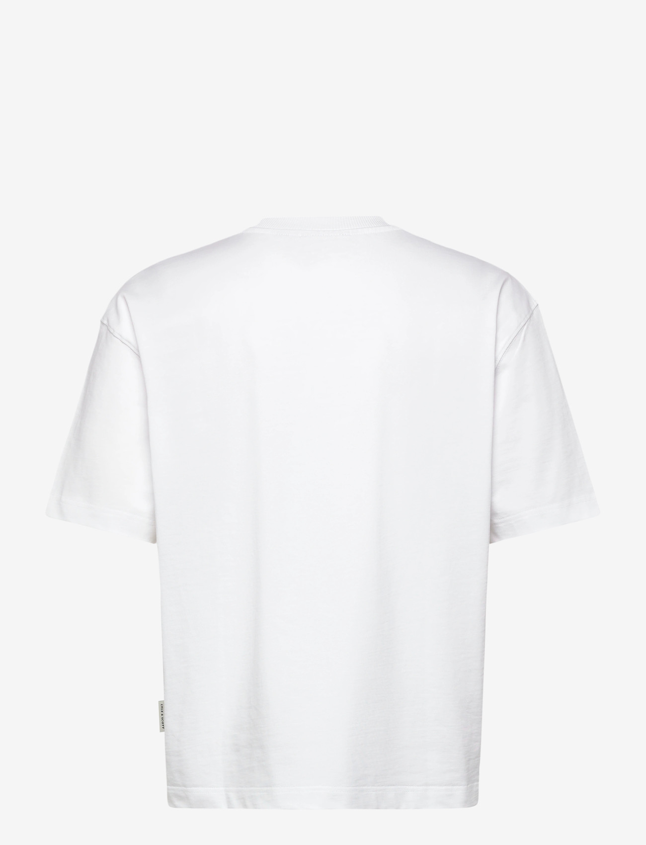 Lyle & Scott - Floral Embroidered T-shirt - kortærmede t-shirts - white - 2