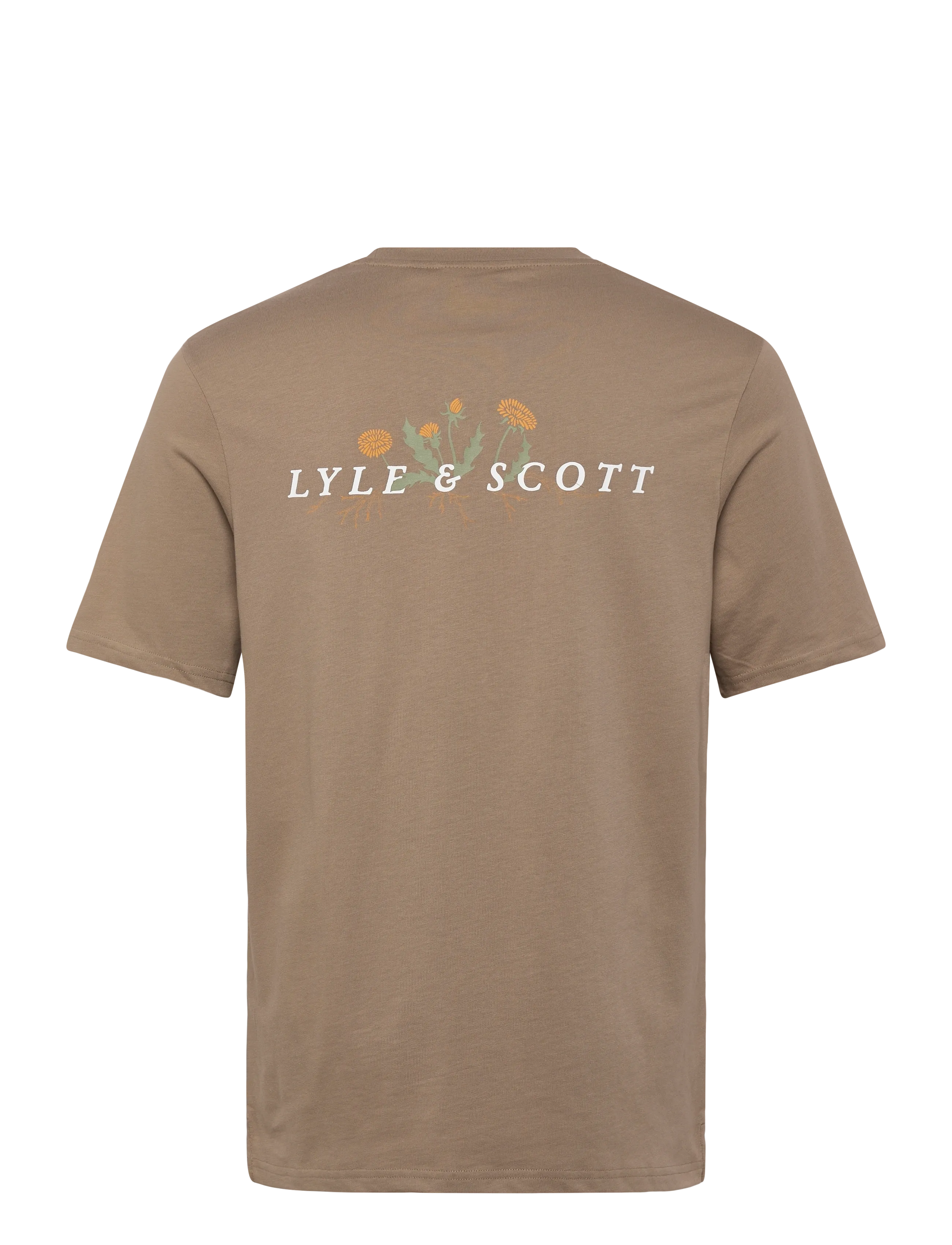 Lyle & Scott - Dandelion Script Graphic T-shirt - lowest prices - lint - 1